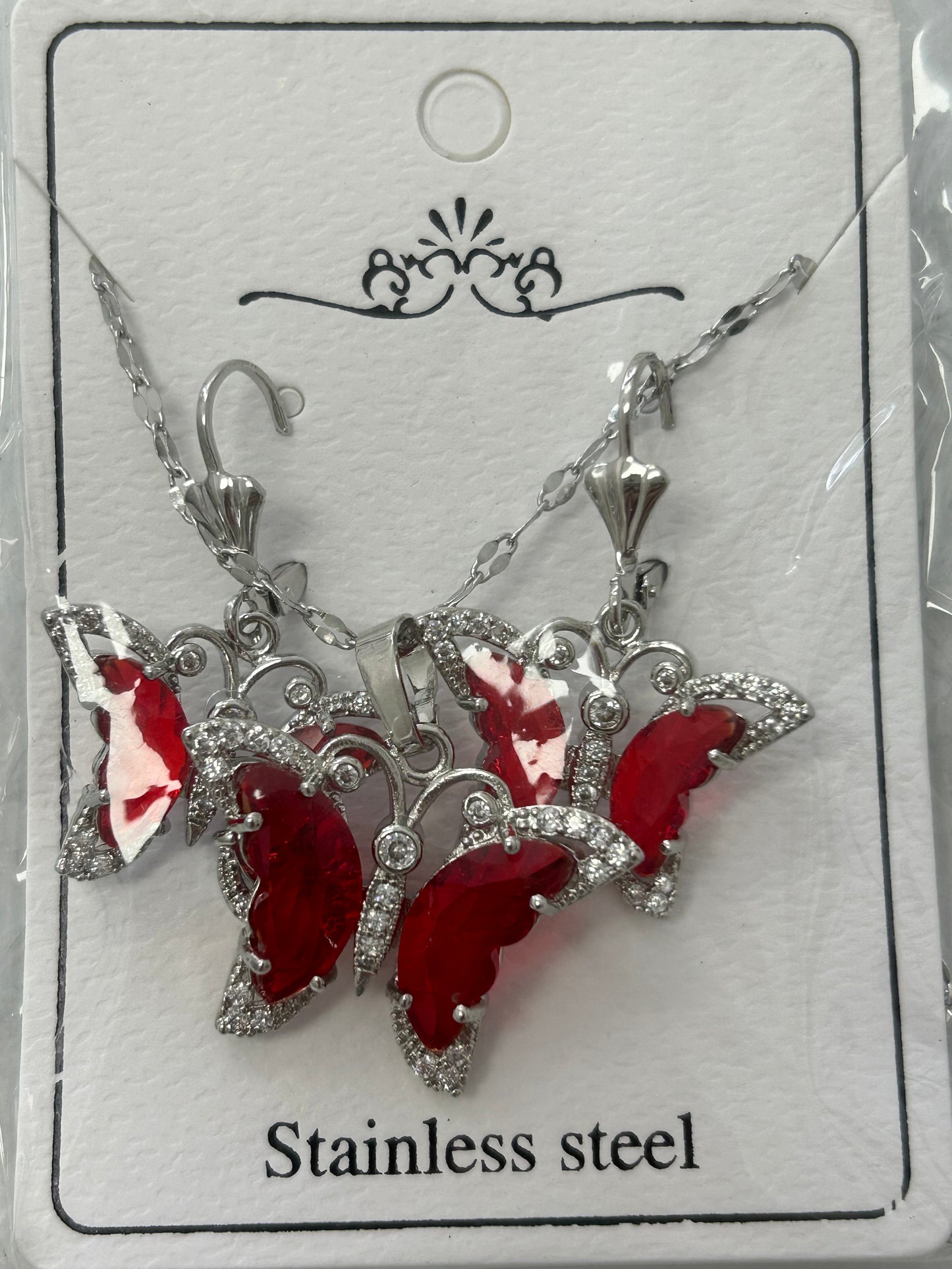 Set - Necklace and Earring - Gold Plated - SNEG-1010