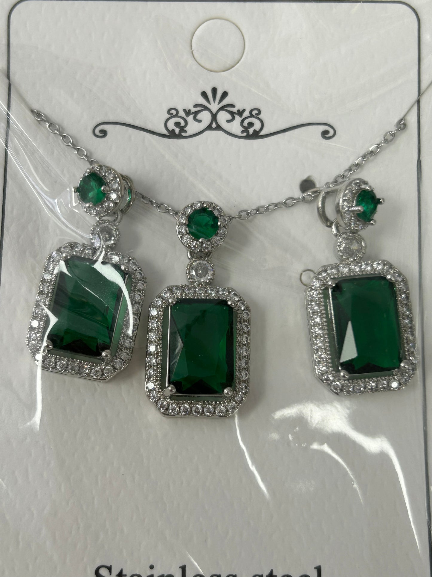 Set - Necklace and Earring - Gold Plated - SNEG-1016