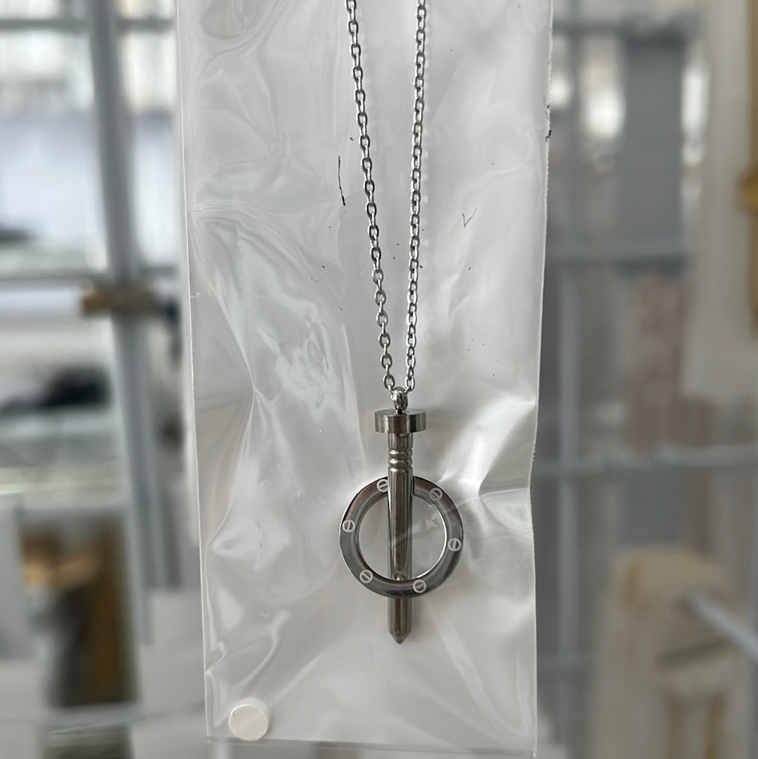 Necklace - Stainless Steel - NES-3062