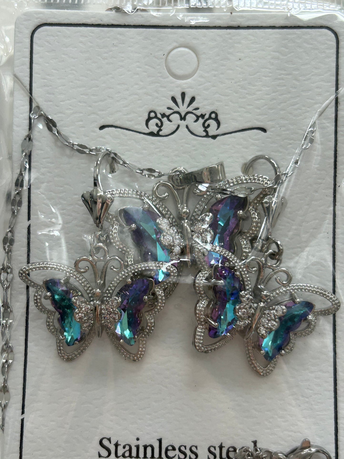 Set - Necklace and Earring - Gold Plated - SNEG-1041