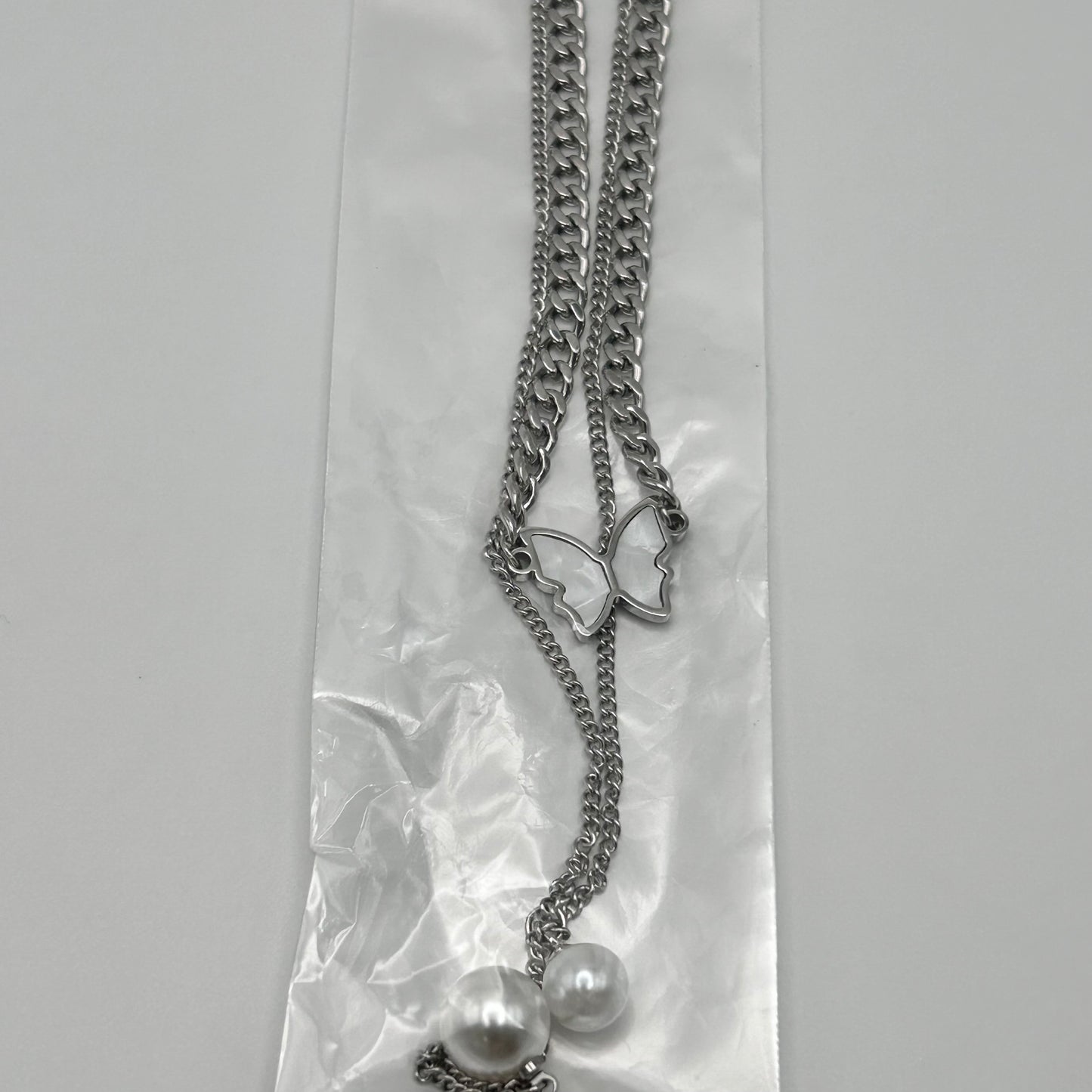 Necklace - Stainless Steel - NES-3086
