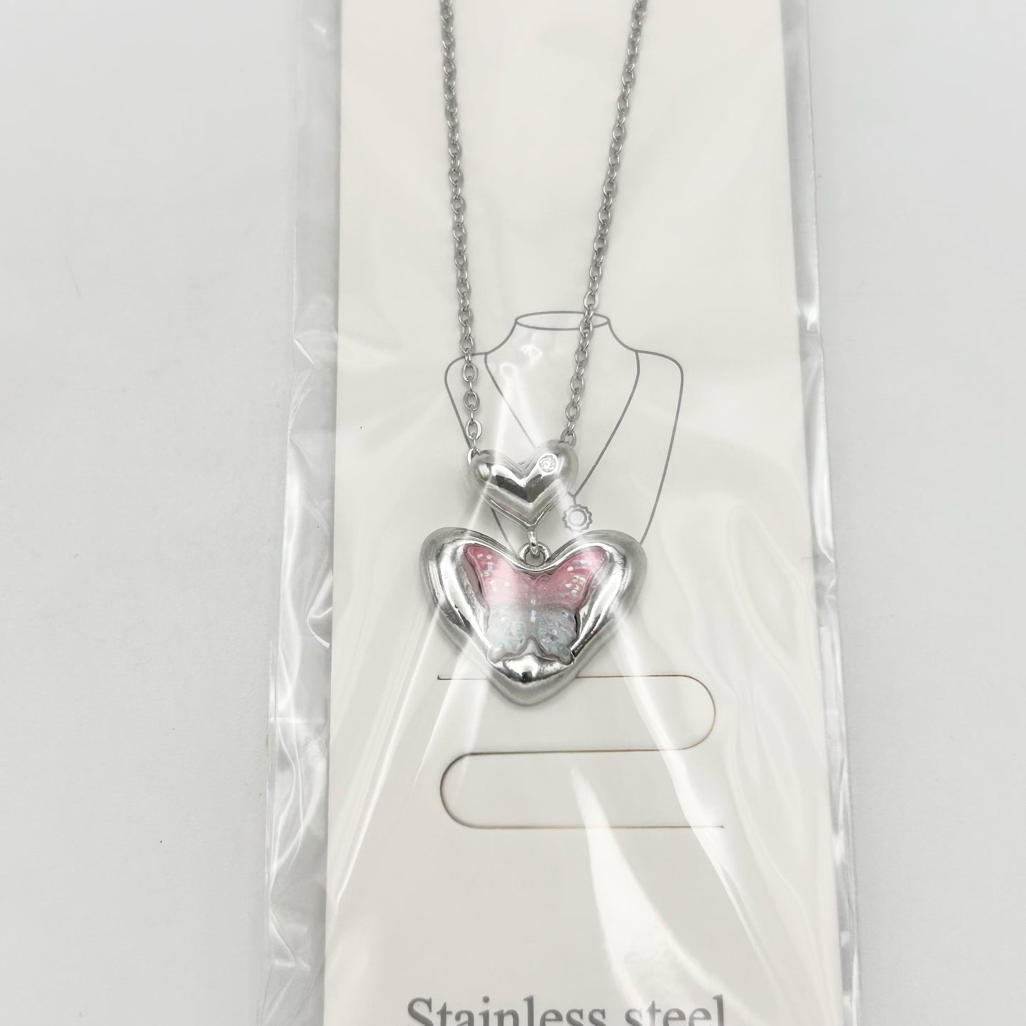 Necklace - Stainless Steel - NES-1054