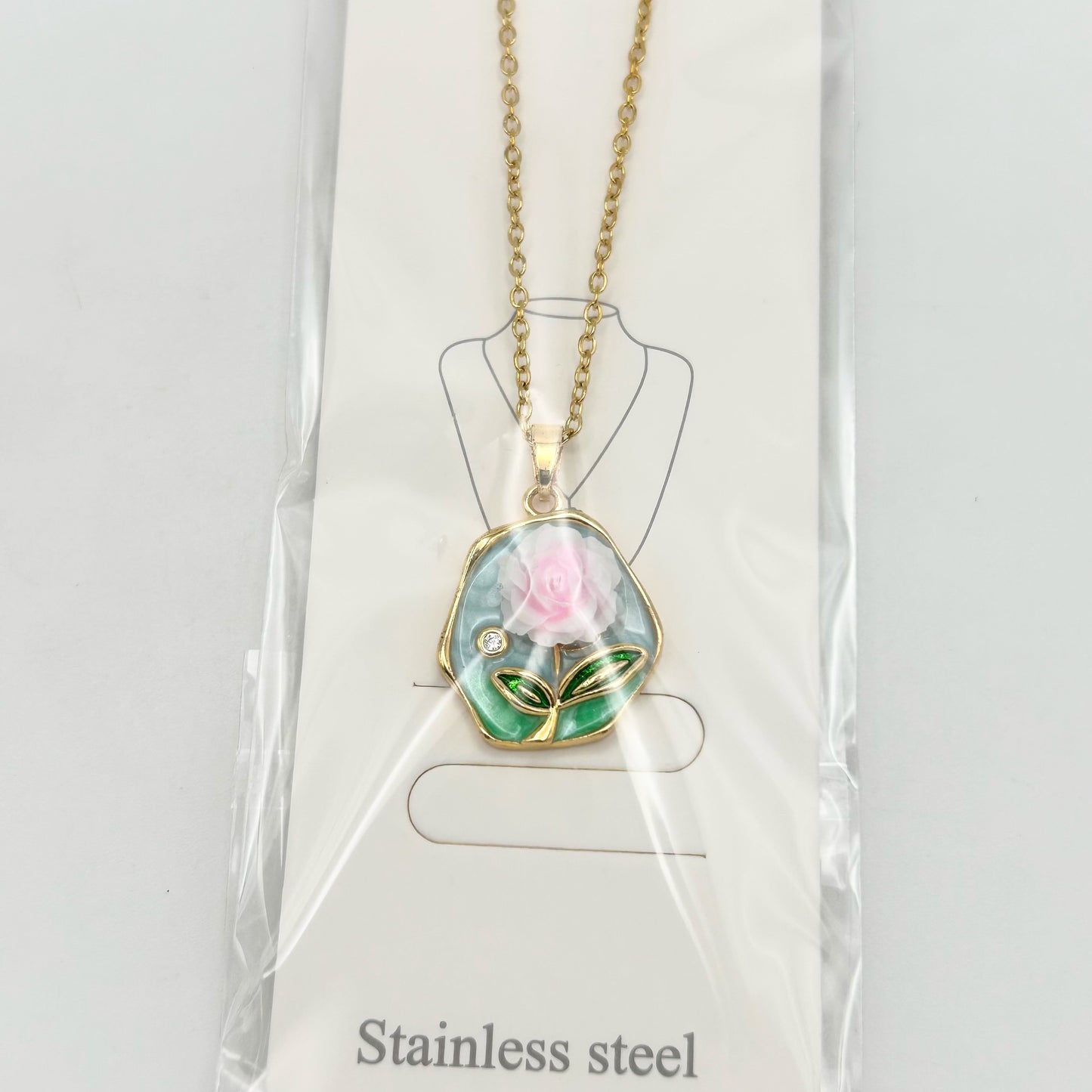 Necklace - Stainless Steel - NES-1060