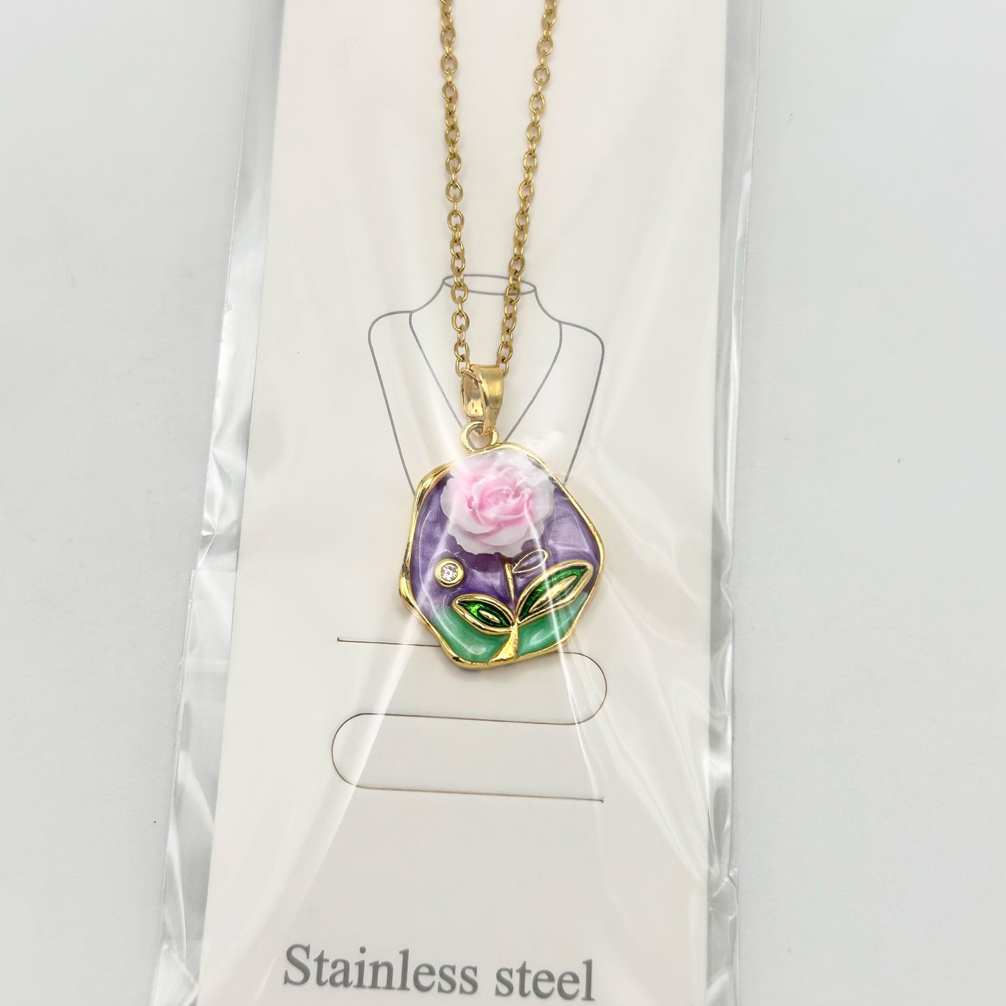Necklace - Stainless Steel - NES-1061