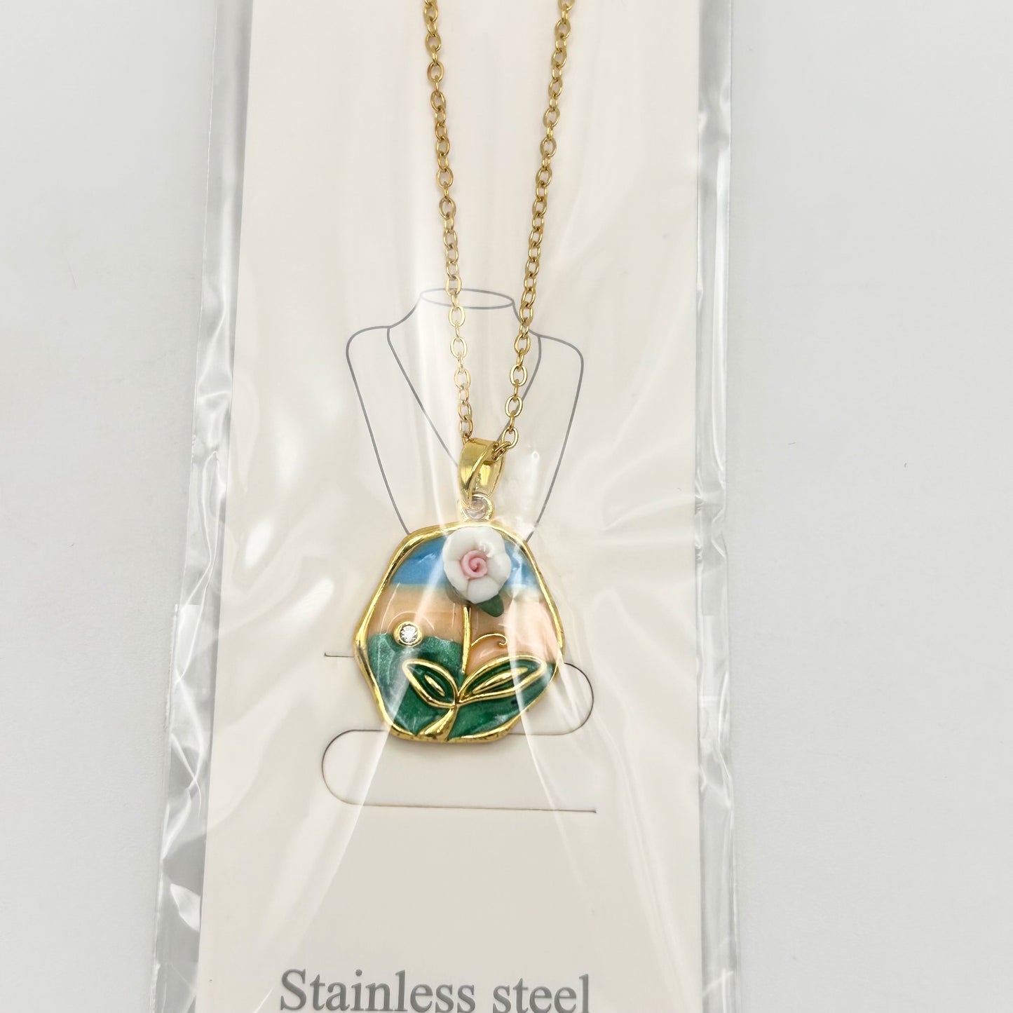 Necklace - Stainless Steel - NES-1063