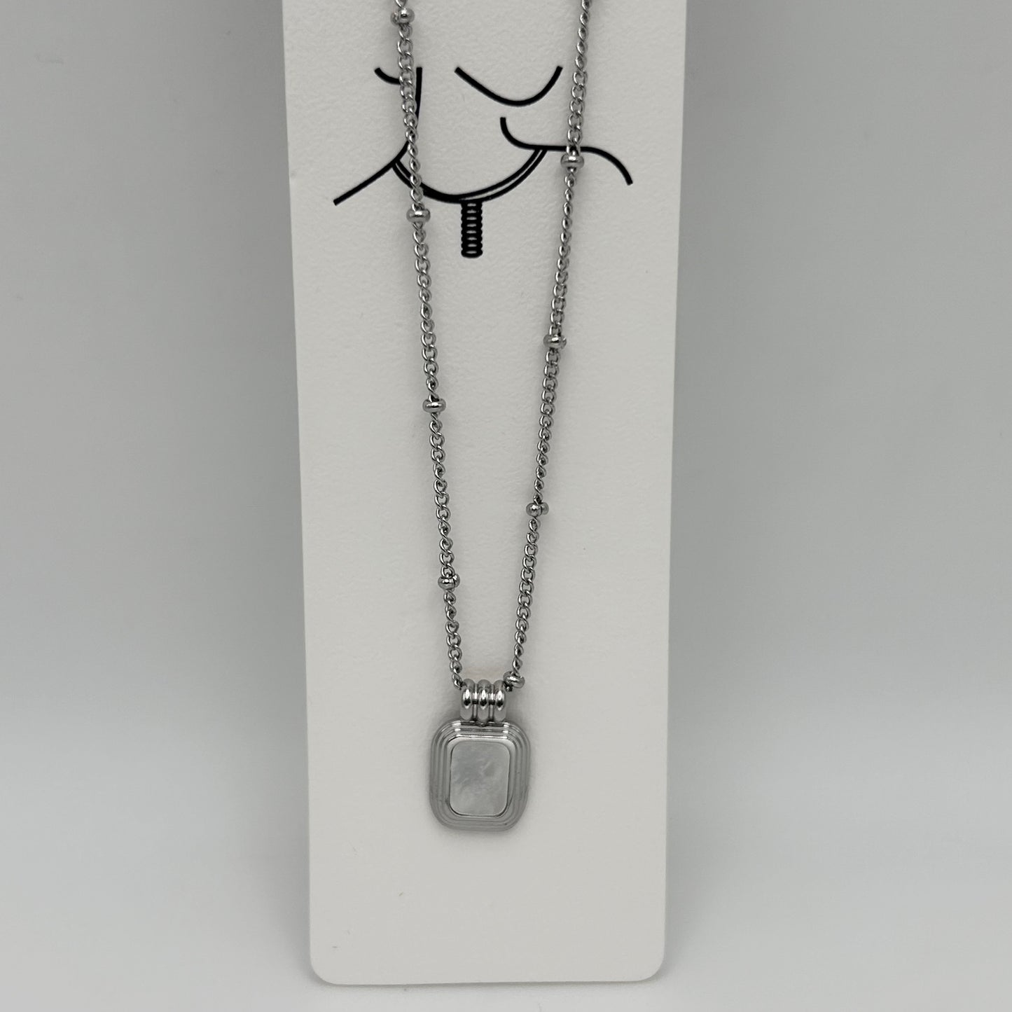 Necklace - Stainless Steel - NES-2281