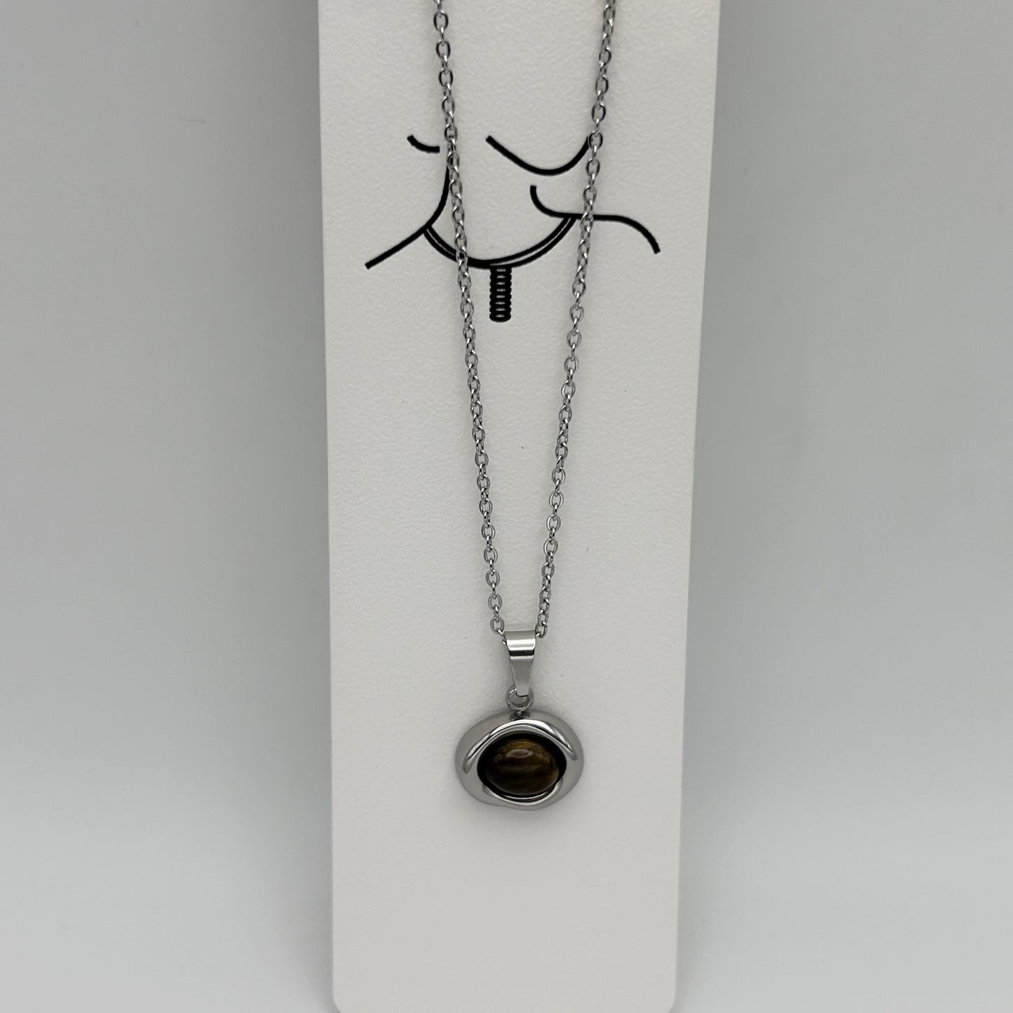 Necklace - Stainless Steel - NES-2296