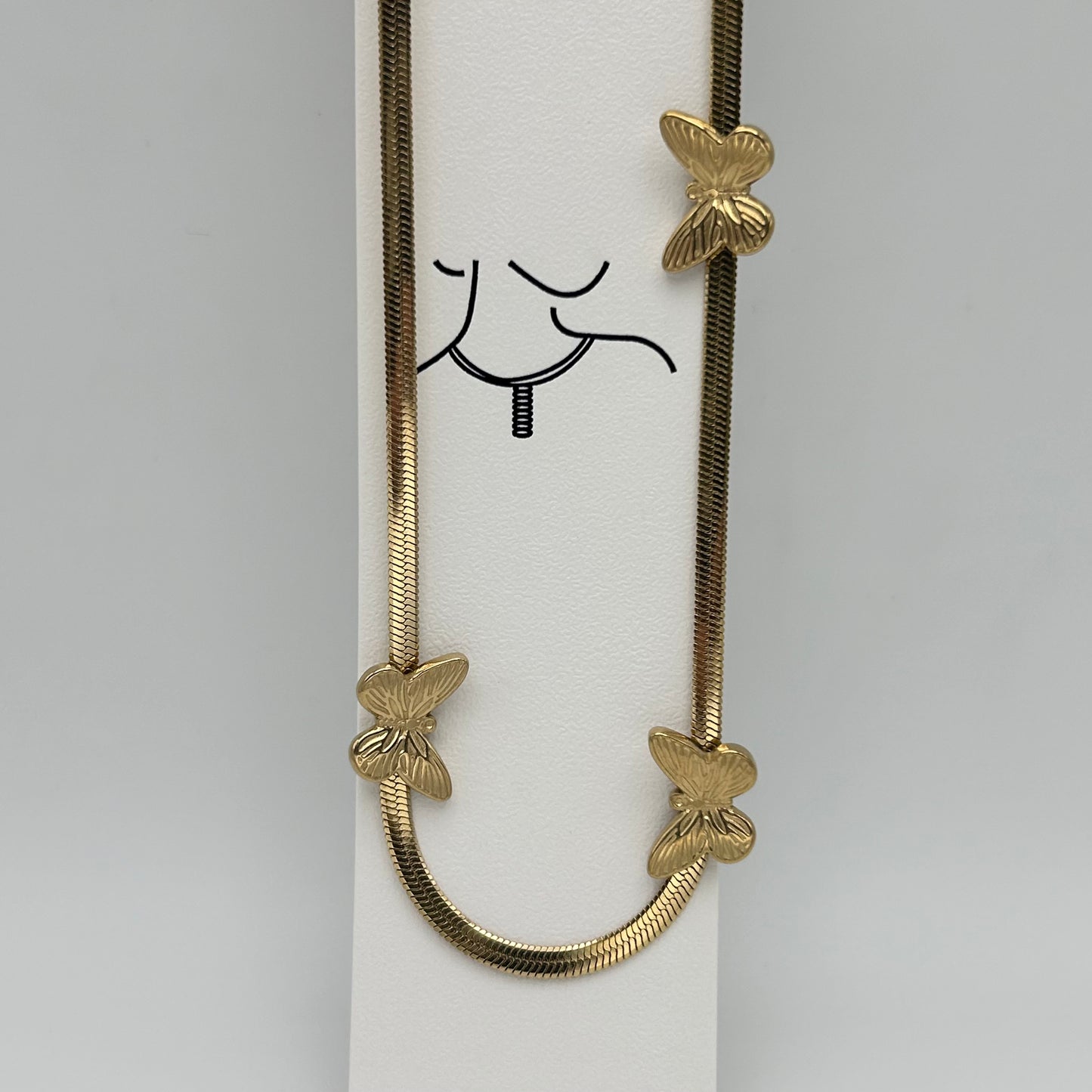 Necklace - Stainless Steel - NES-3214