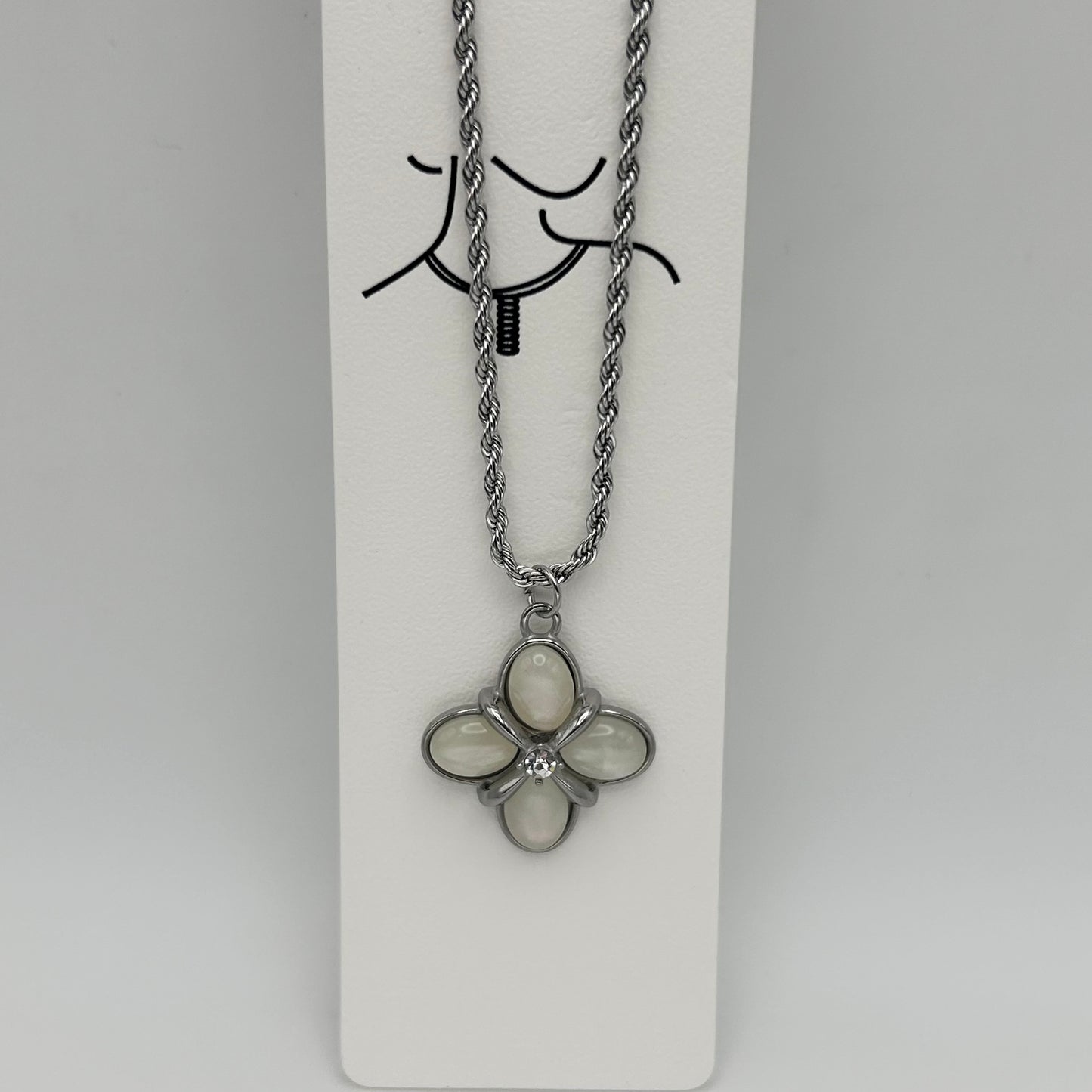 Necklace - Stainless Steel - NES-3217