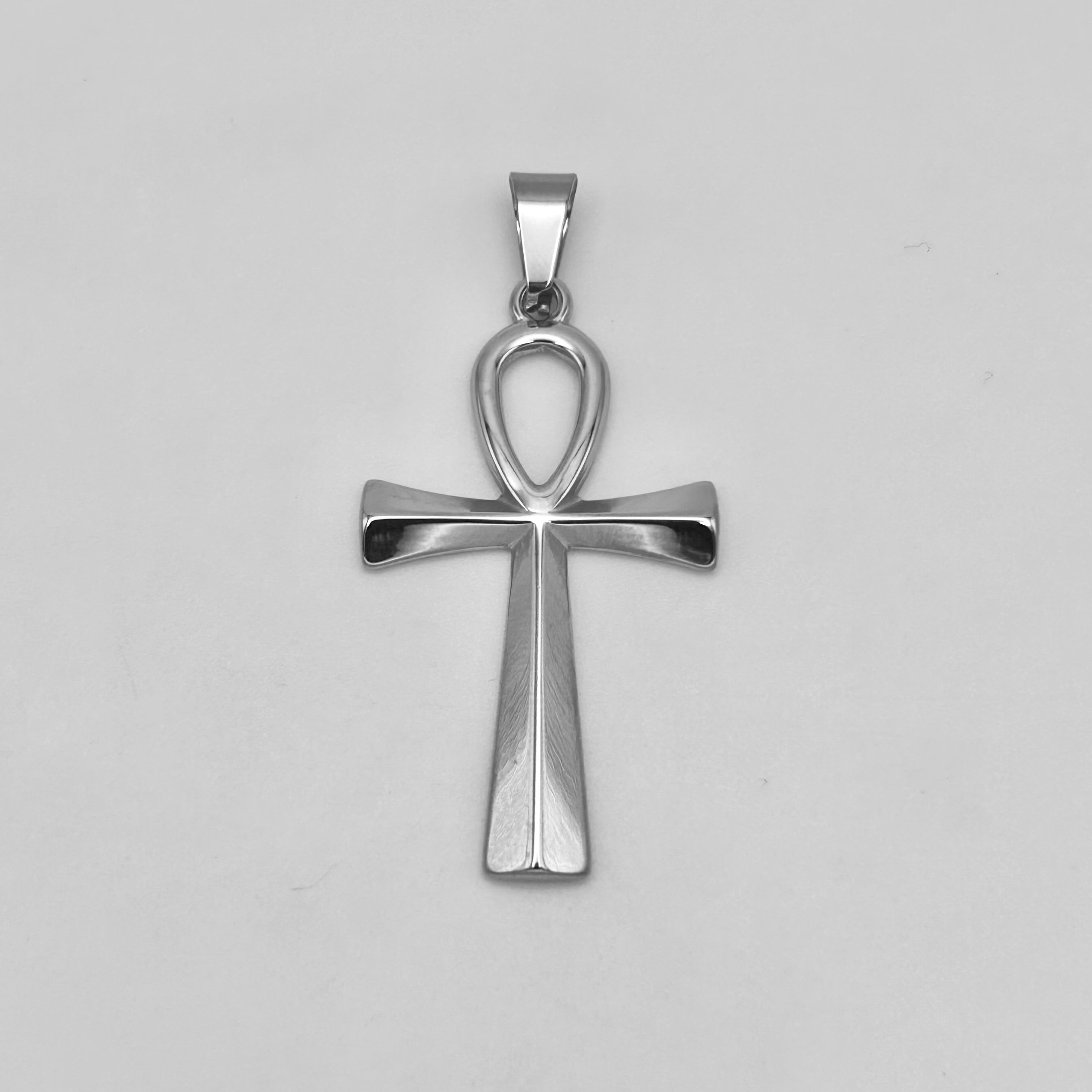 Ankh Pendant - Stainless Steel - PDS-3433 – Alvony Inc.