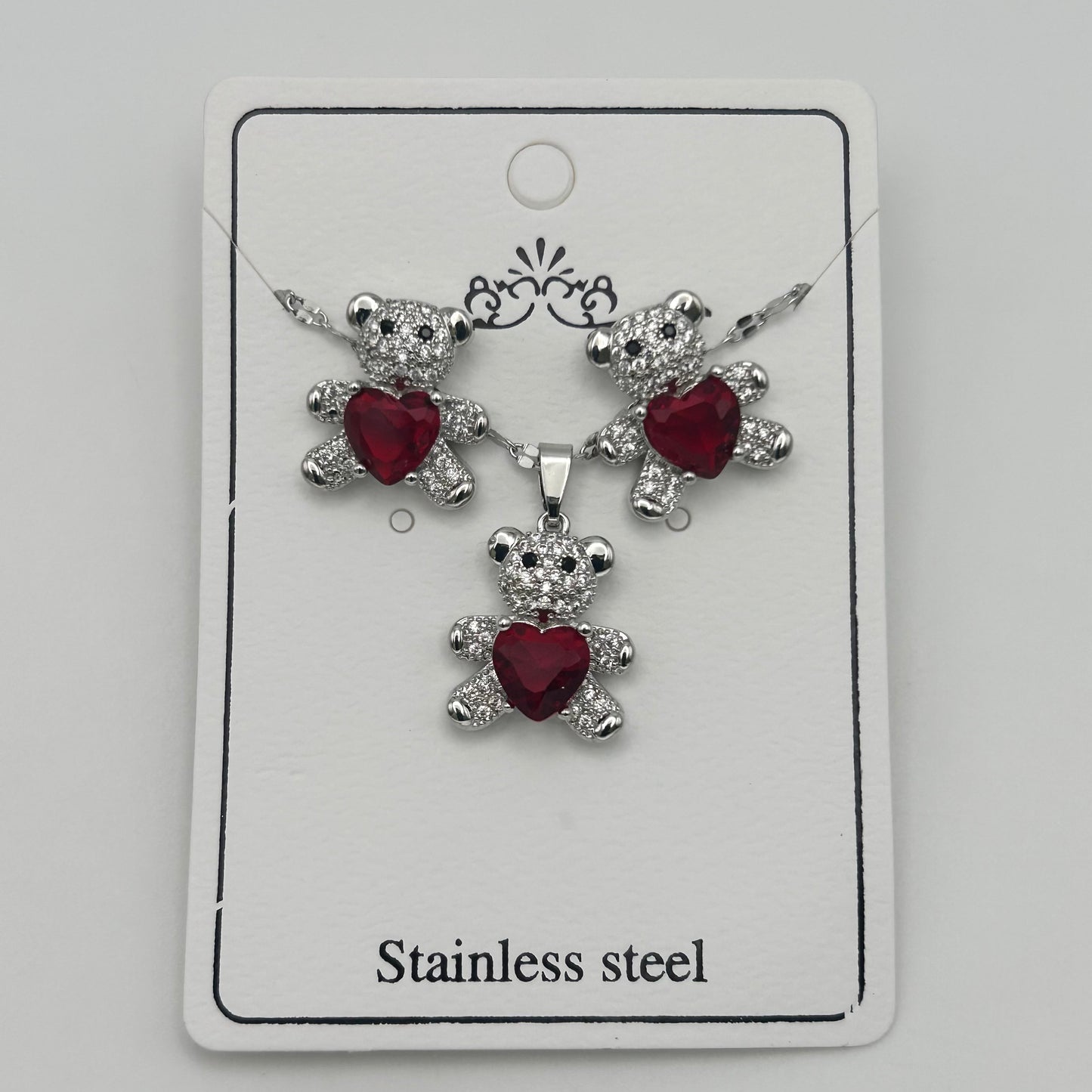 Set - Necklace and Earring - Gold Plated - SNEG-1046