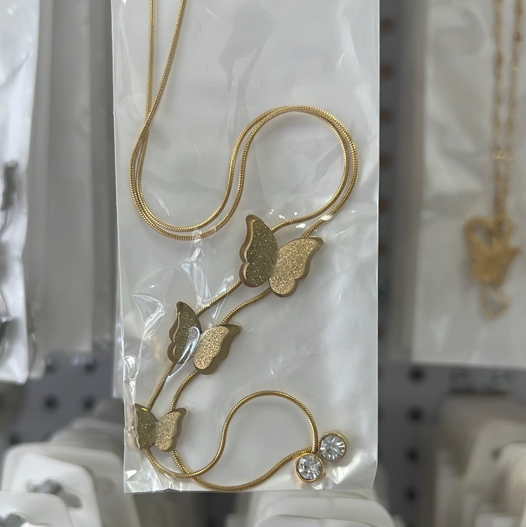 Necklace - Stainless Steel - NES-3046