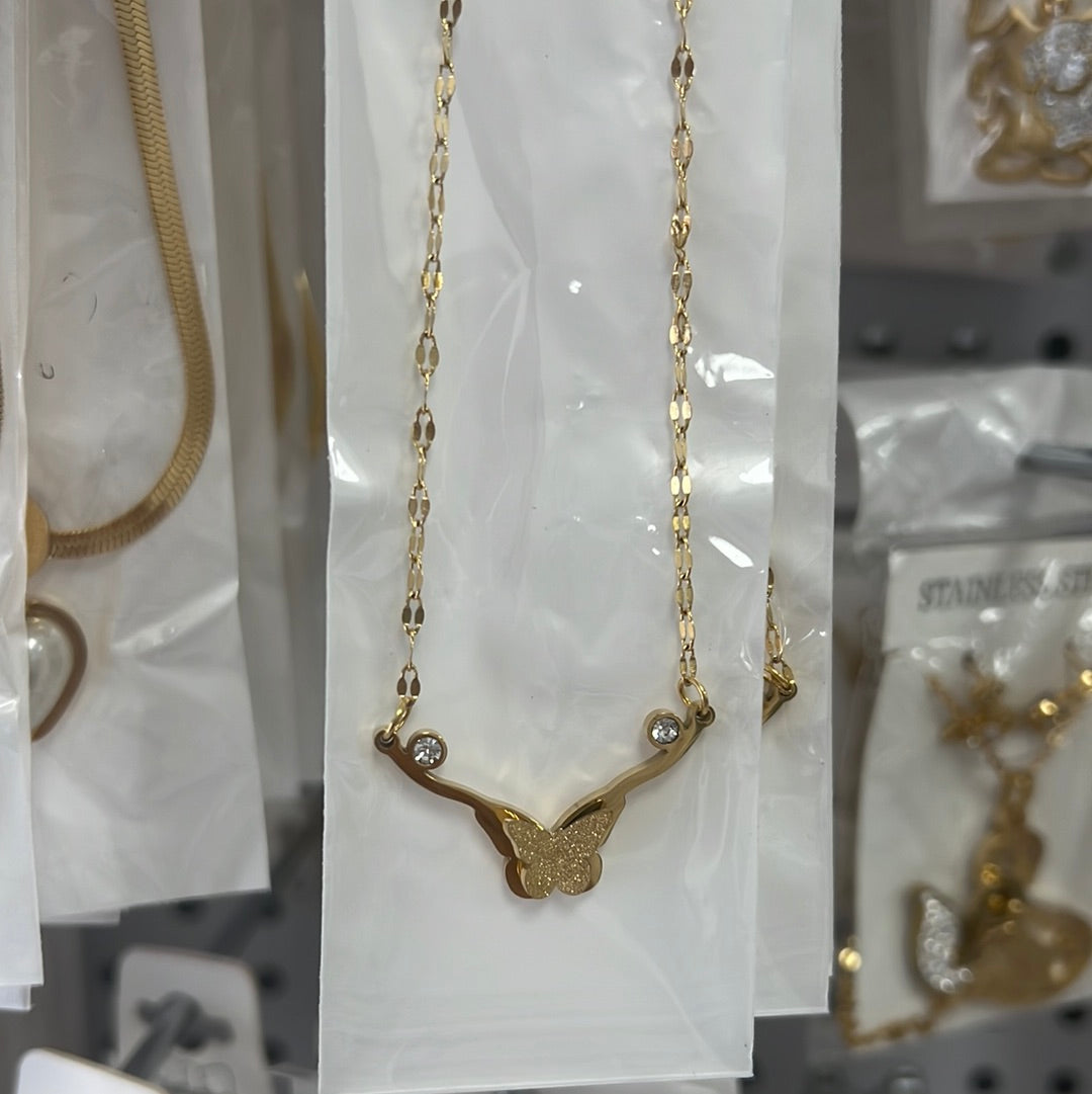 Necklace - Stainless Steel - NES-3051