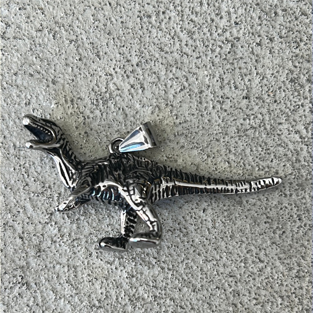 Dinosaur Pendant - Stainless Steel - PDS-1493
