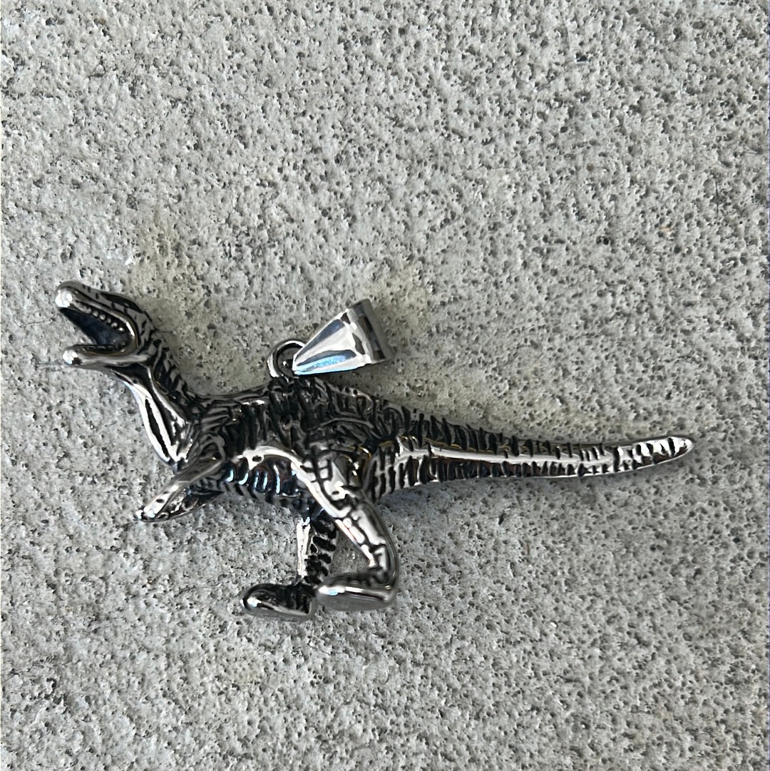 Dinosaur Pendant - Stainless Steel - PDS-1493