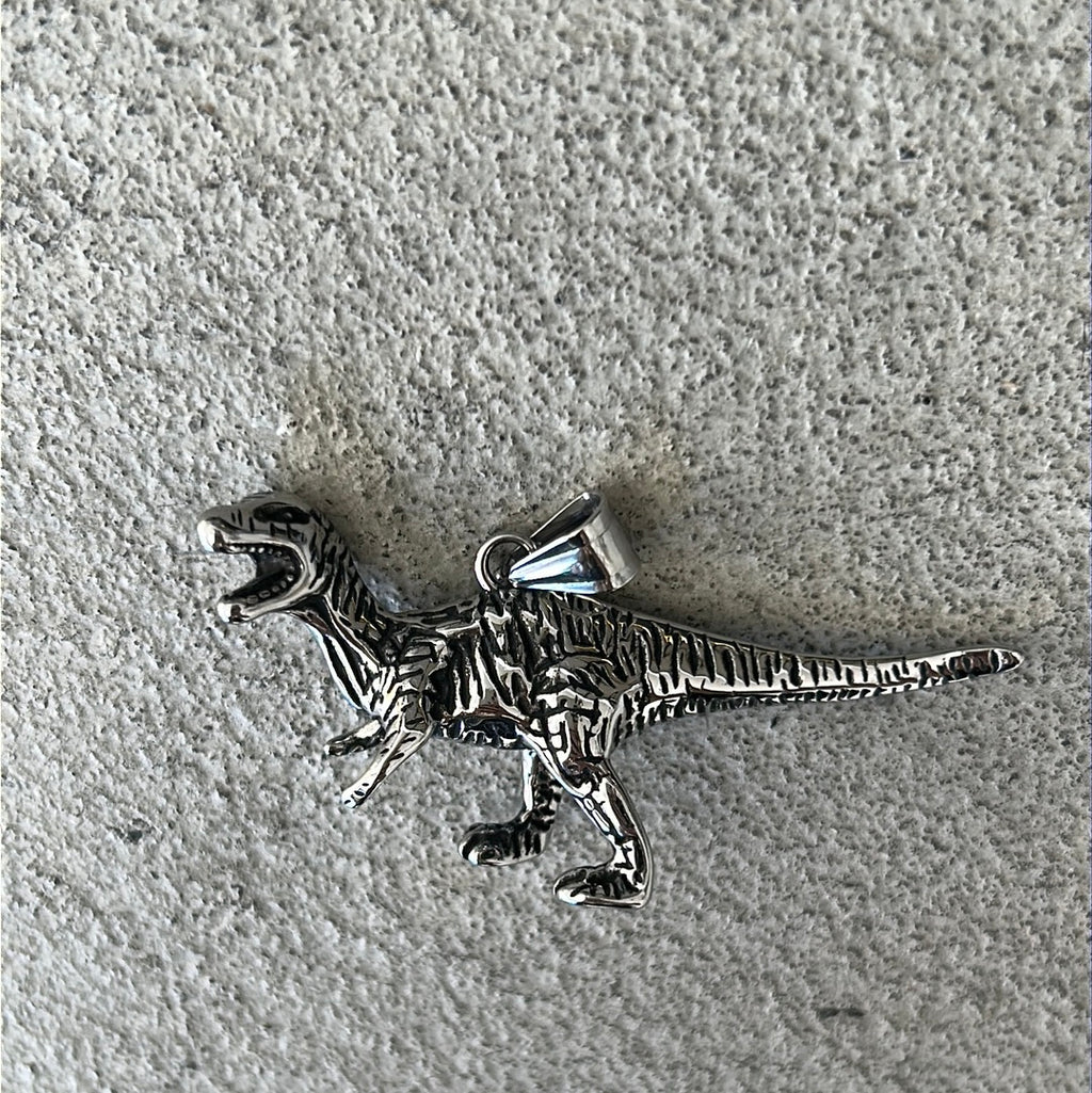 Dinosaur Pendant - Stainless Steel - PDS-1493