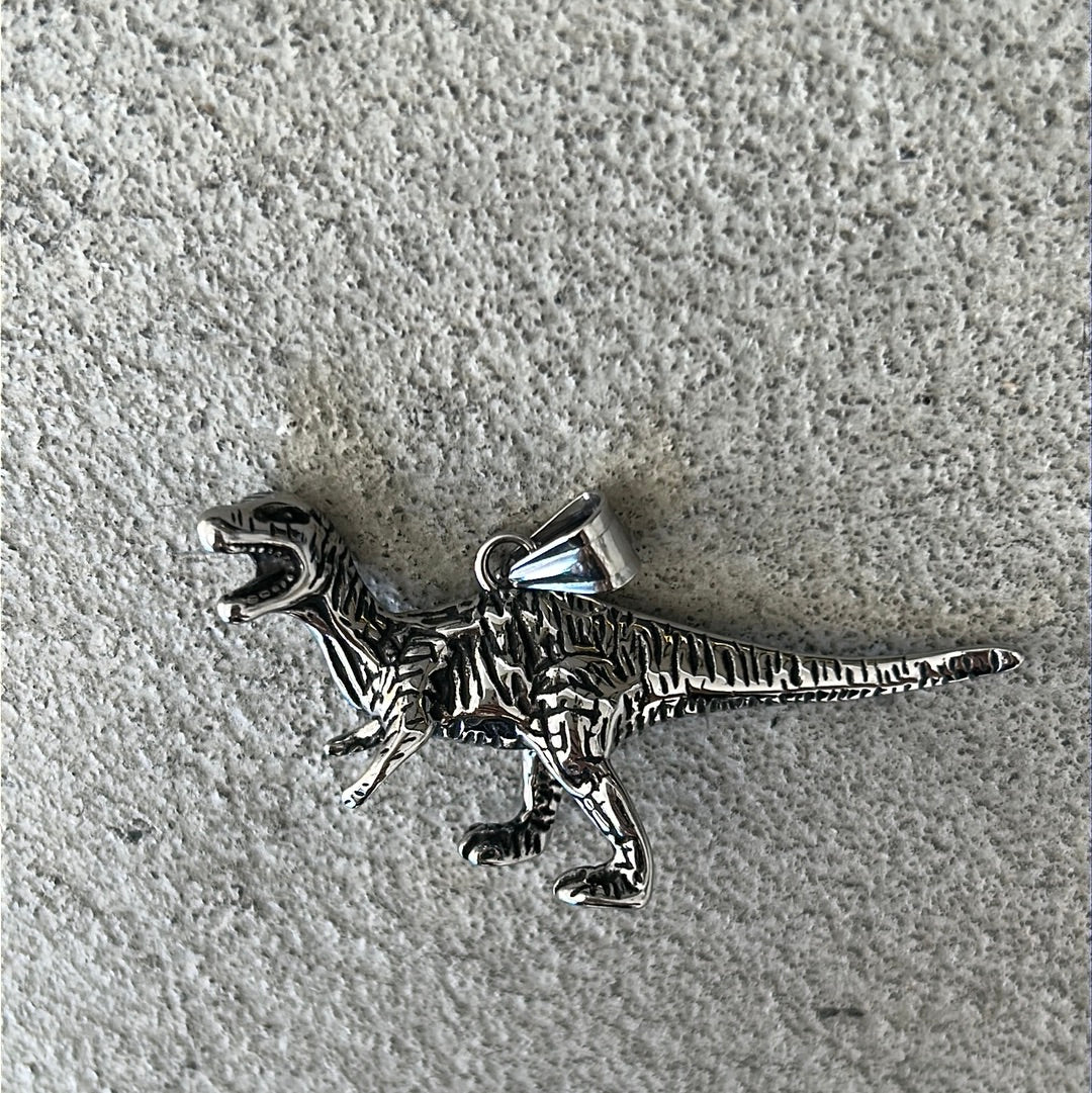 Dinosaur Pendant - Stainless Steel - PDS-1493