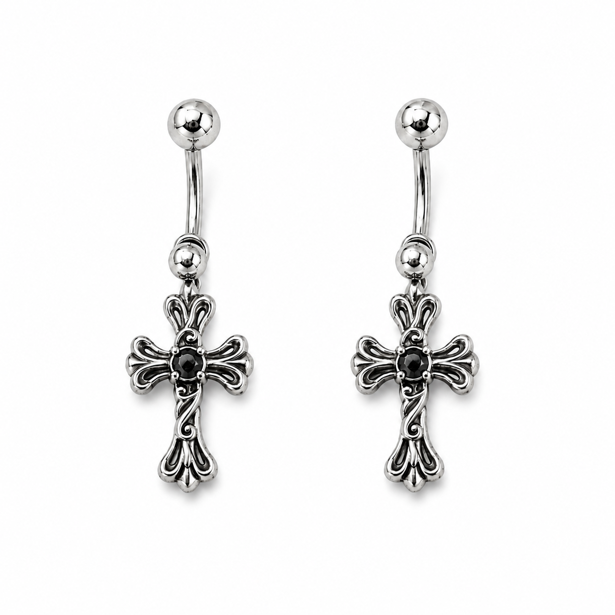 Belly Button Ring - Stainless Steel - BBS-1002