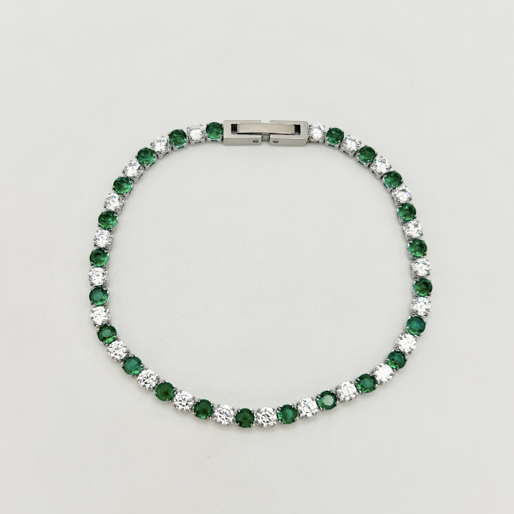 Tennis Bracelet - Stainless Steel - BLS-1567