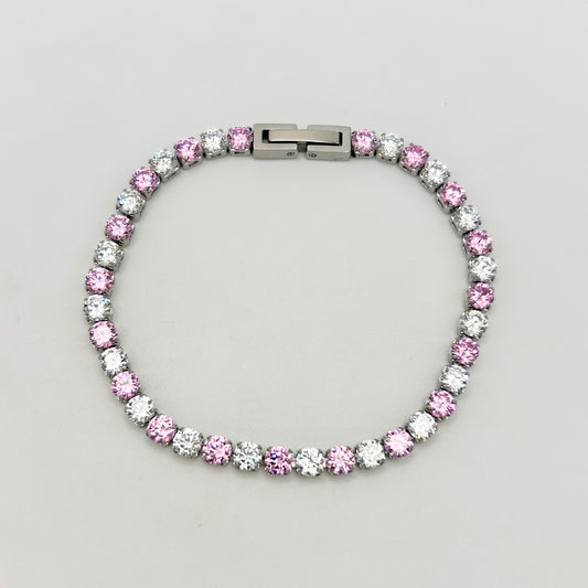 Tennis Bracelet - Stainless Steel - BLS-1568