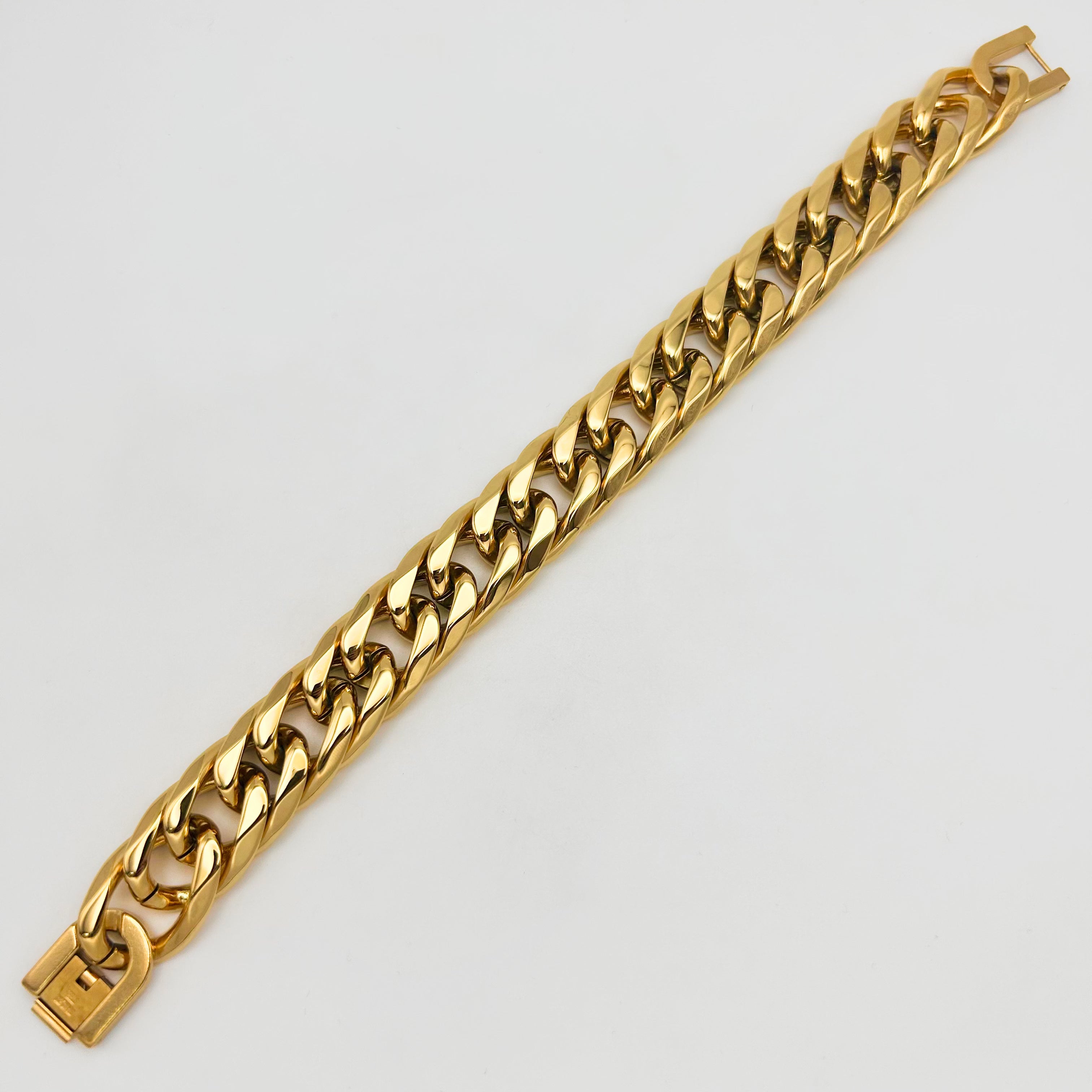 Double Link Bracelet - Stainless Steel - BLS-1588