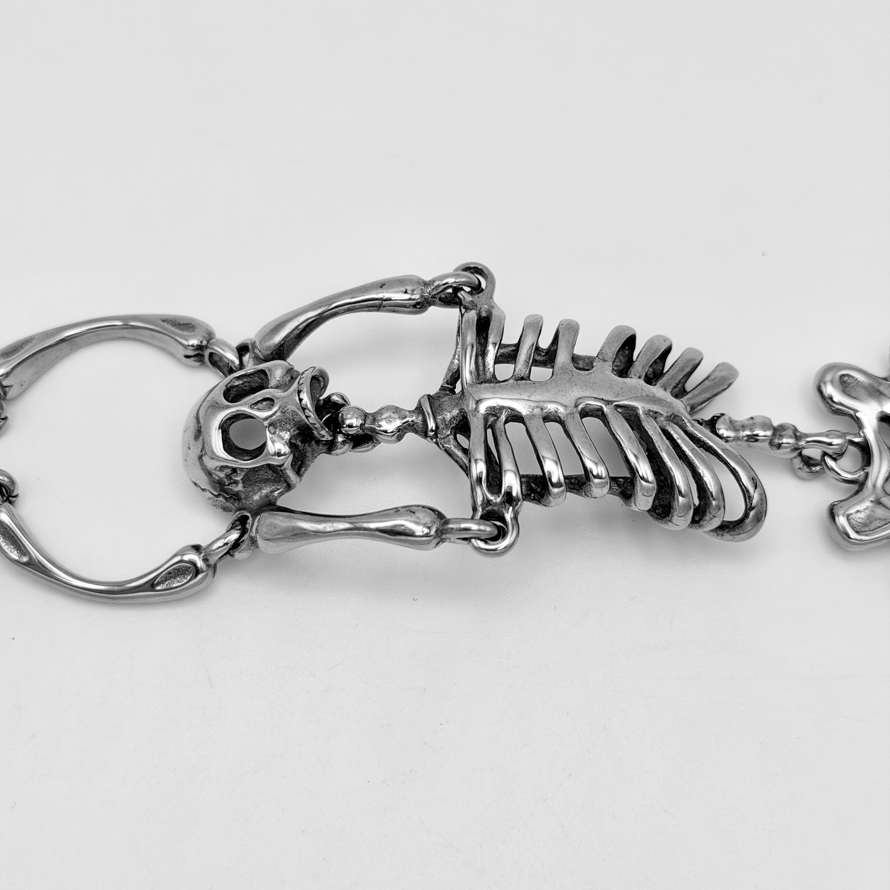 Skeleton Bracelet - Stainless Steel - BLS-1626