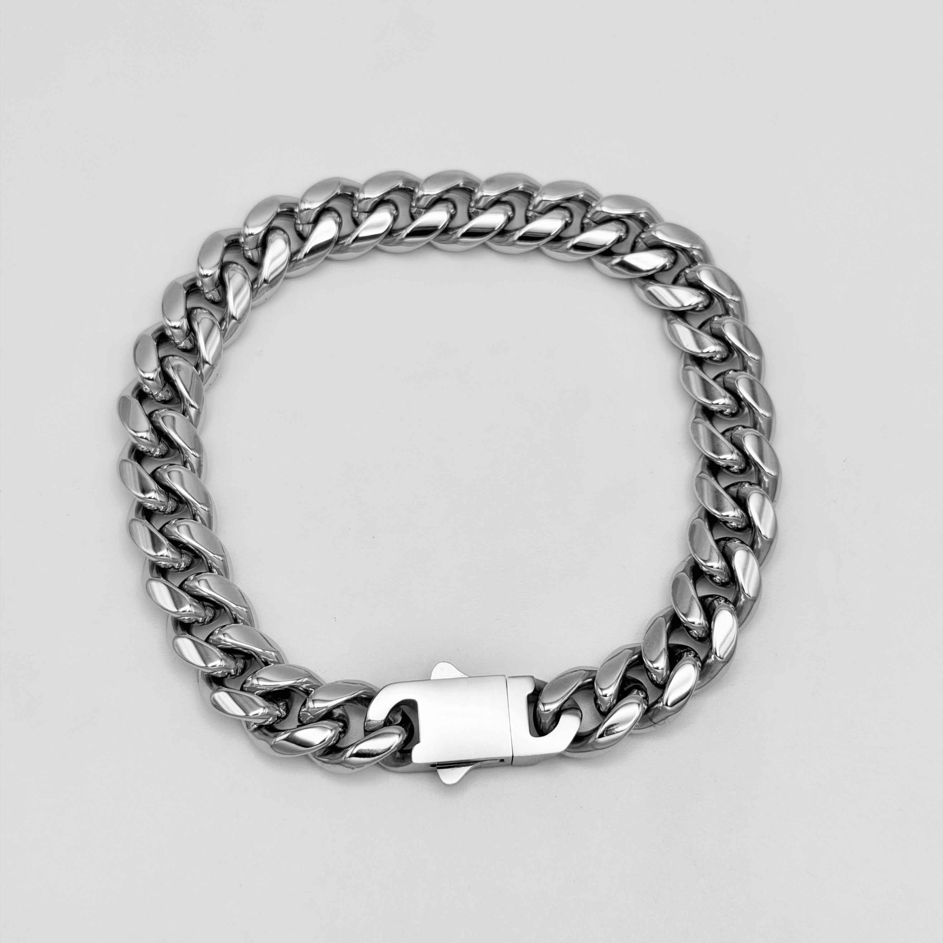 Bracelet - Stainless Steel - BLS-201 Cuban Chain