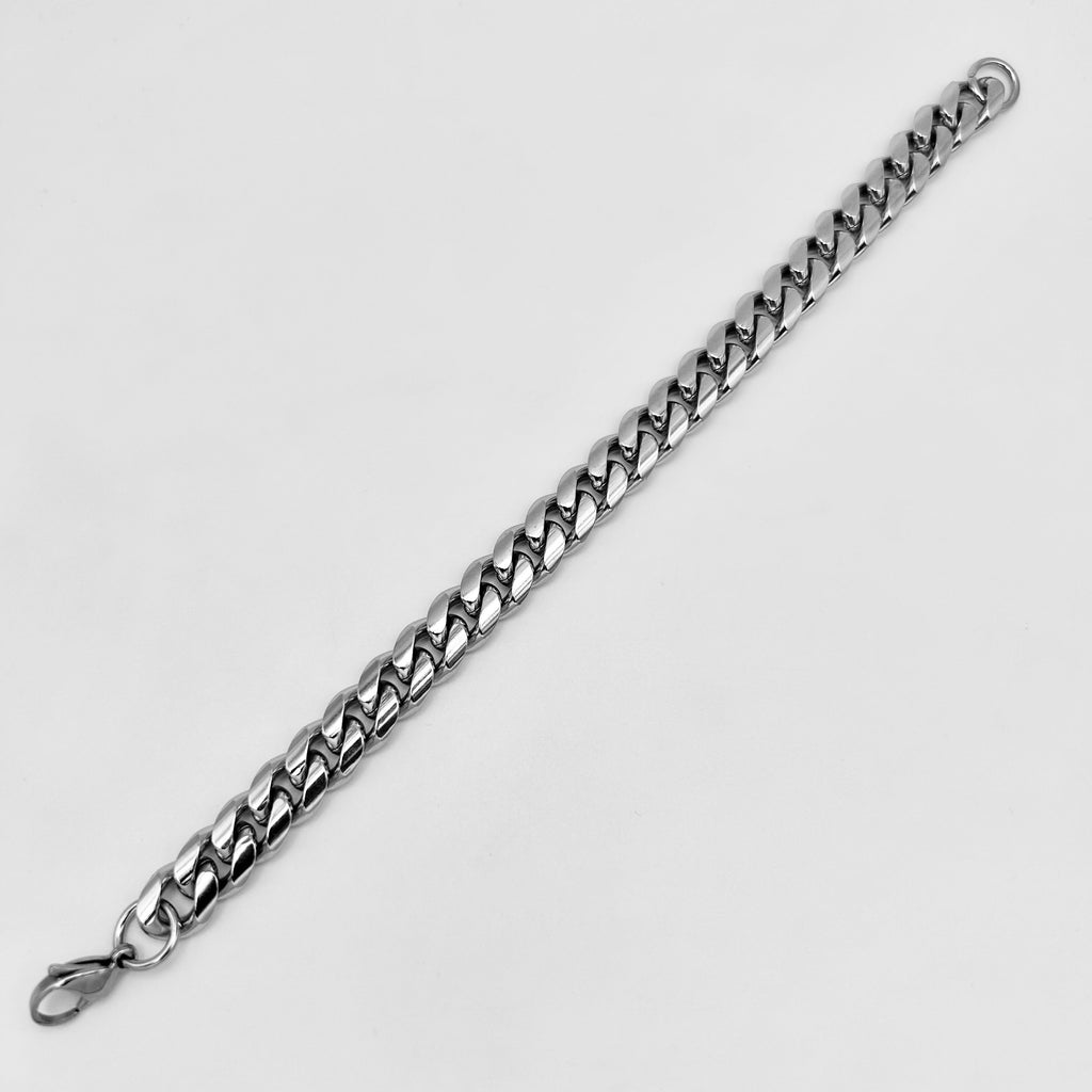 Bracelet - Stainless Steel - BLS-201 Cuban Chain