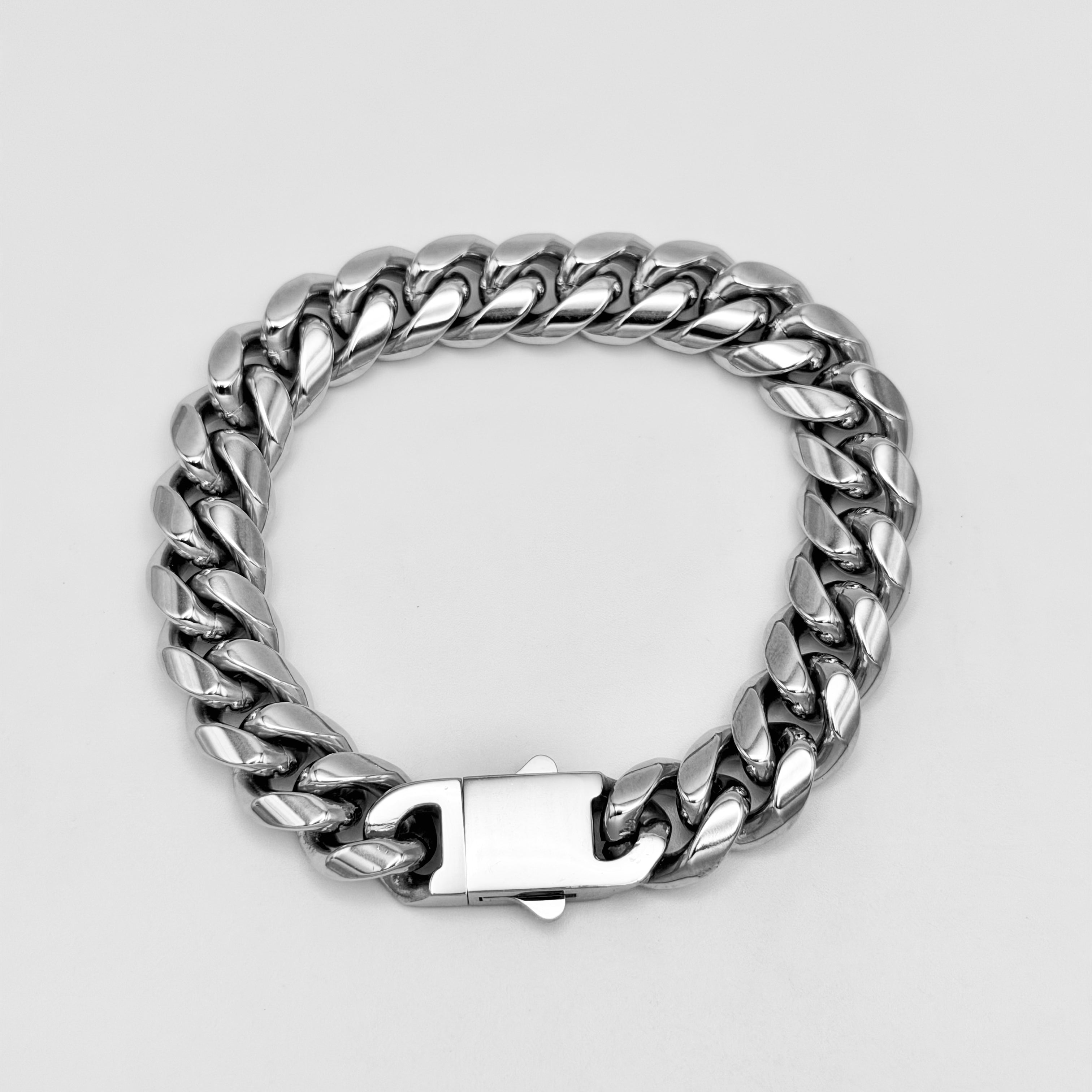 Bracelet - Stainless Steel - BLS-201 Cuban Chain