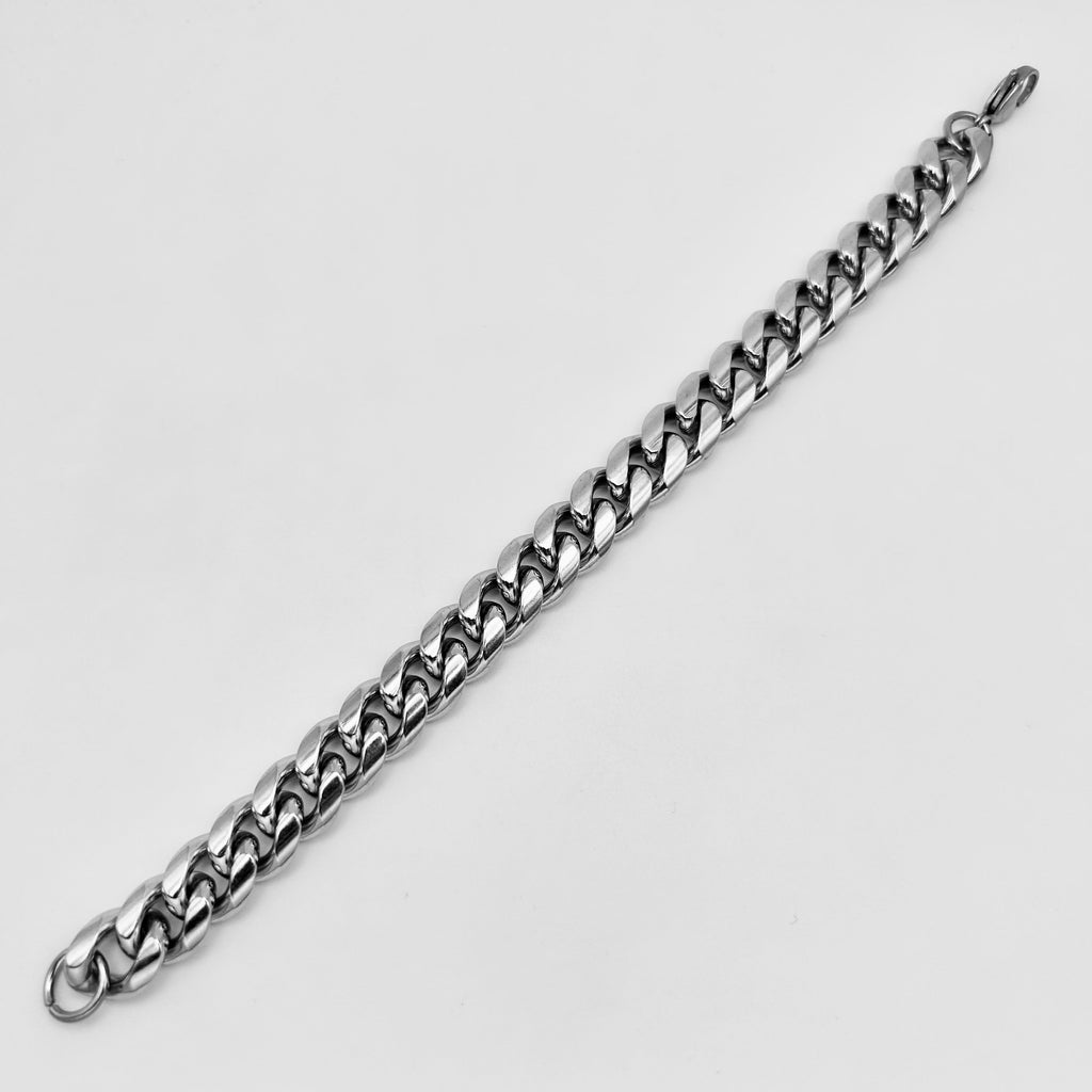 Bracelet - Stainless Steel - BLS-201 Cuban Chain