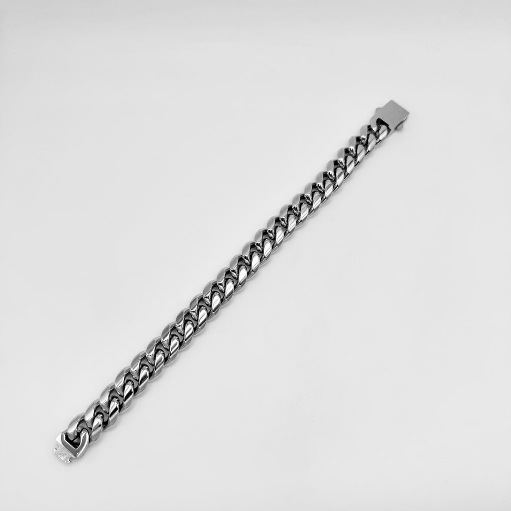Bracelet - Stainless Steel - BLS-201 Cuban Chain