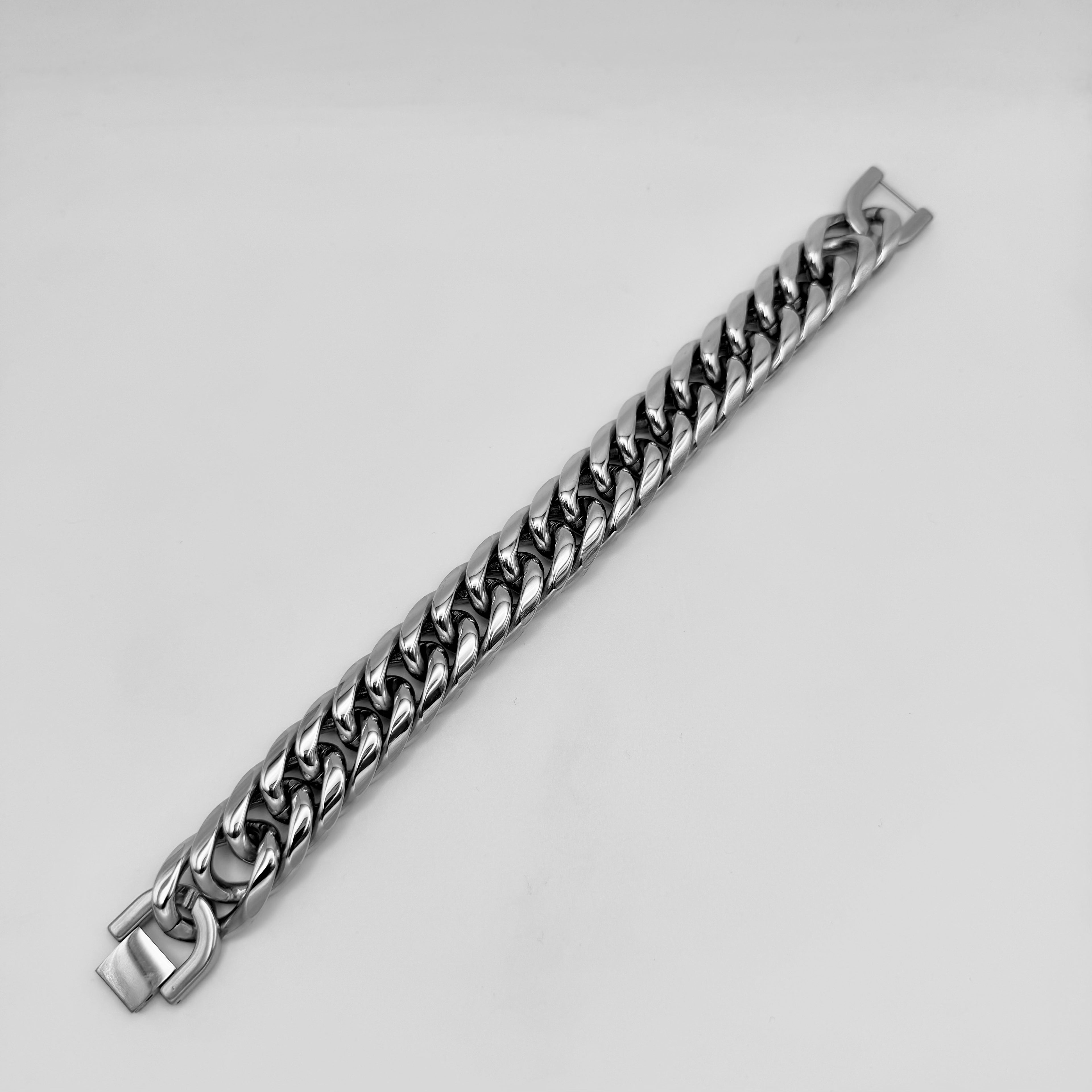 Bracelet - Stainless Steel - BLS-201 Cuban Chain