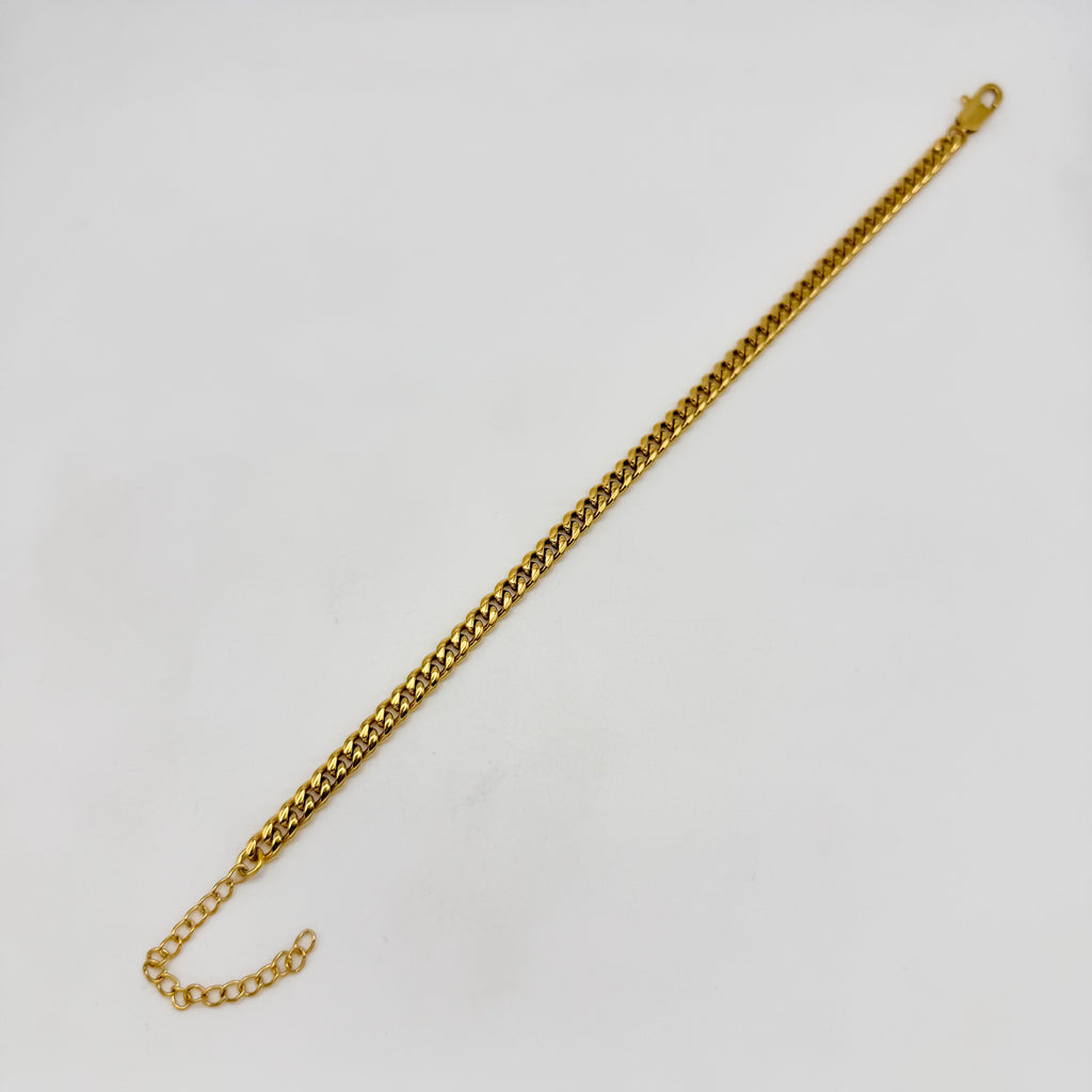 Bracelet - Stainless Steel - BLS-201 Cuban Chain