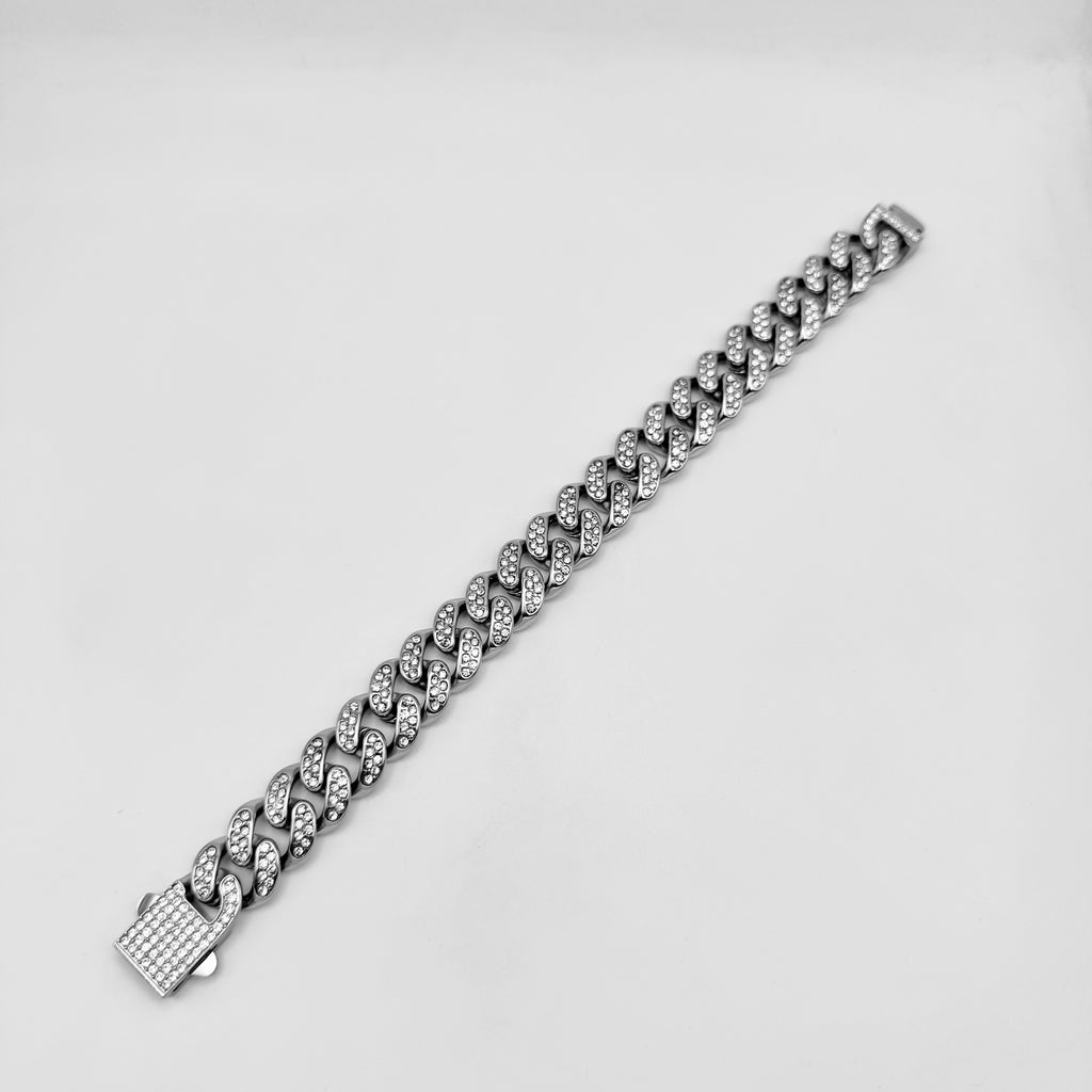 Bracelet - Stainless Steel - BLS-201 Cuban Chain