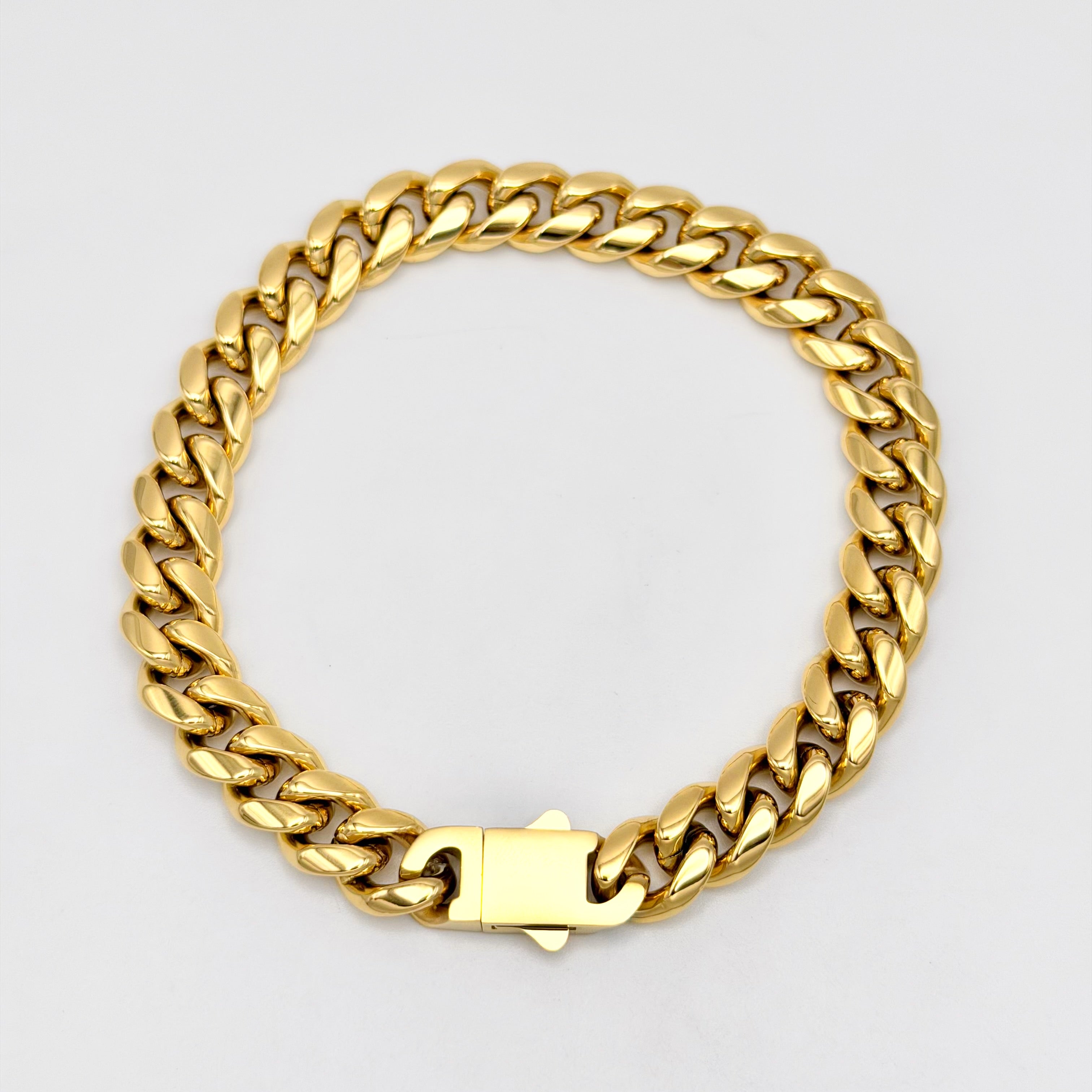 Bracelet - Stainless Steel - BLS-201 Cuban Chain