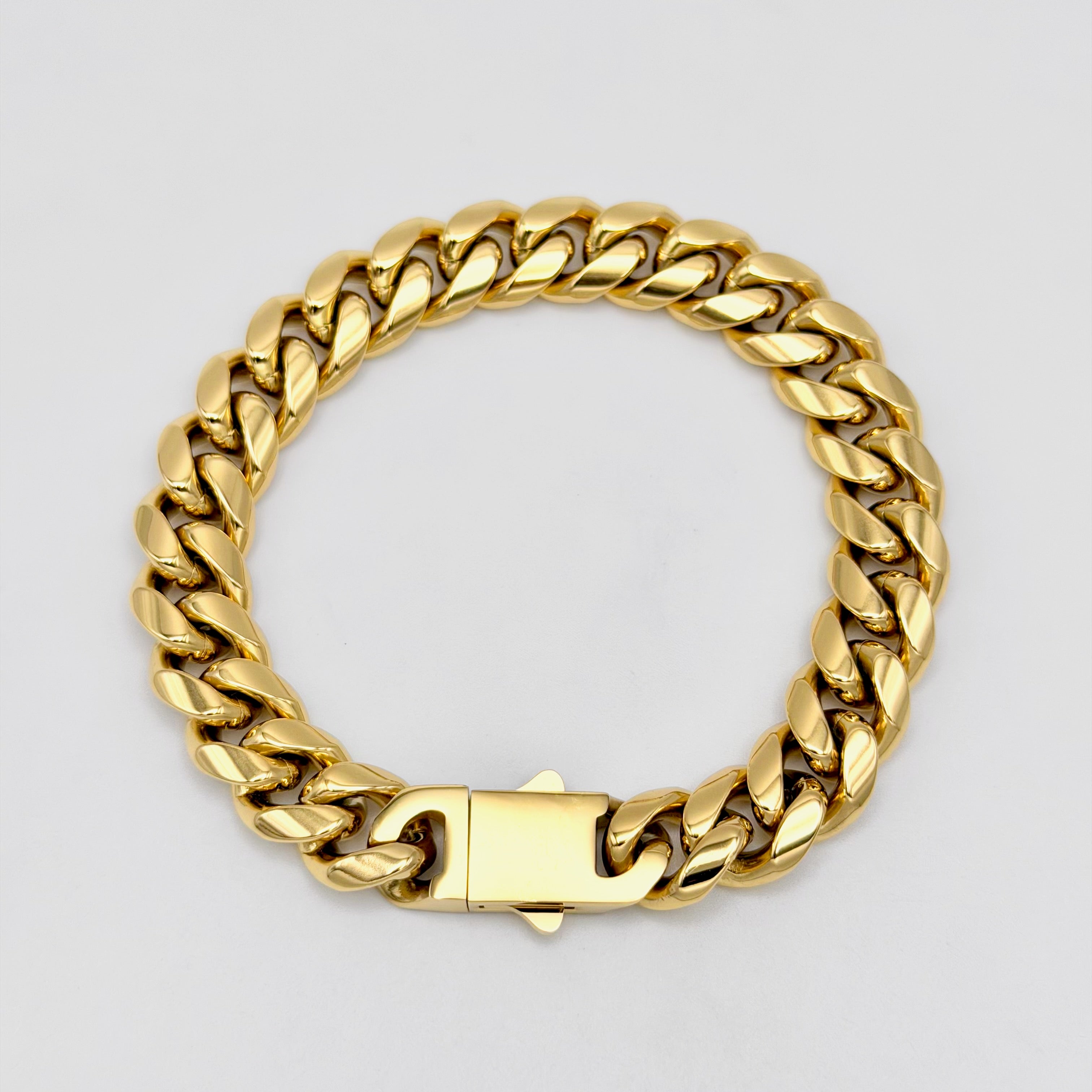 Bracelet - Stainless Steel - BLS-201 Cuban Chain
