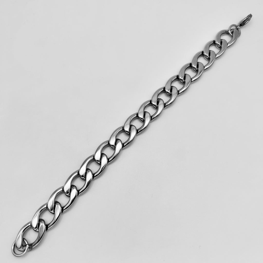 Bracelet - Stainless Steel - BLS-202 Curb Link Chain