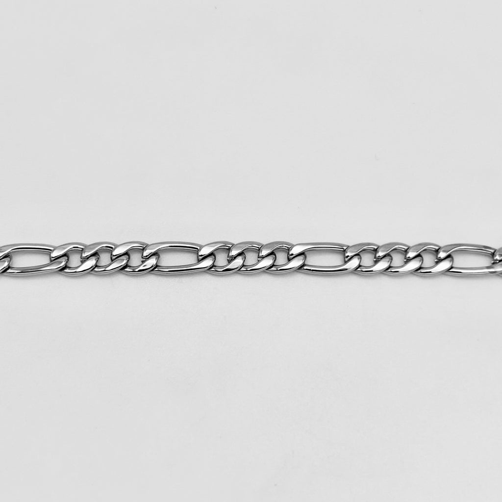 Bracelet - Stainless Steel - BLS-203 Figaro Chain