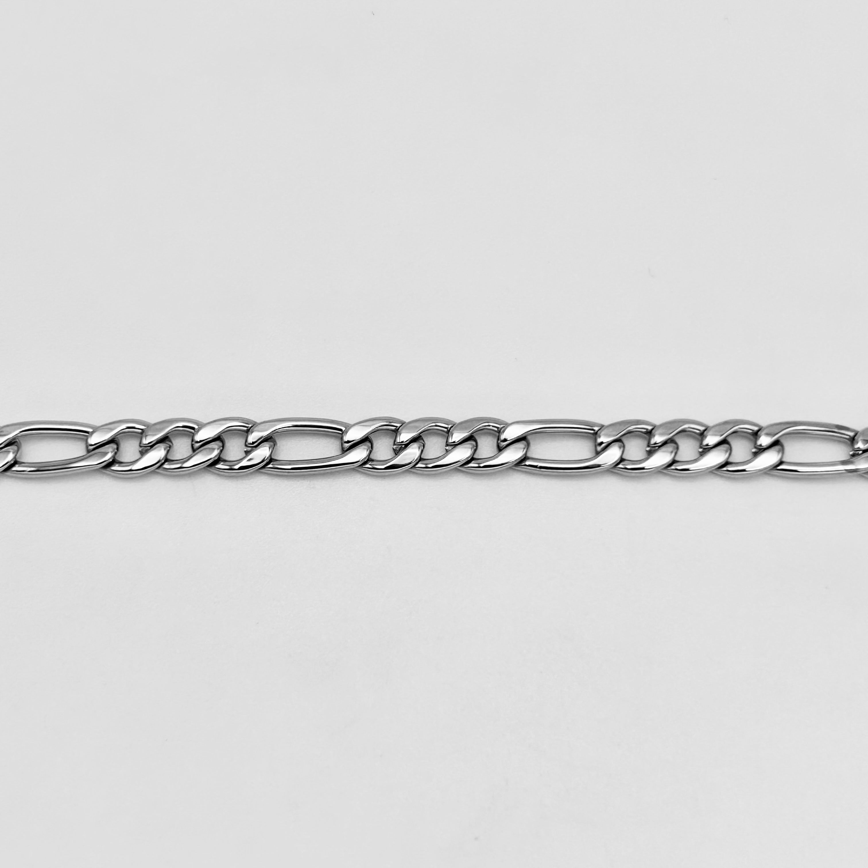 Bracelet - Stainless Steel - BLS-203 Figaro Chain