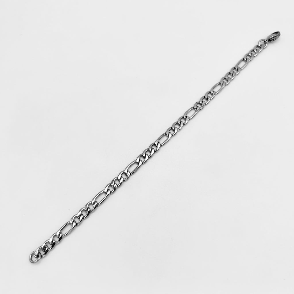 Bracelet - Stainless Steel - BLS-203 Figaro Chain