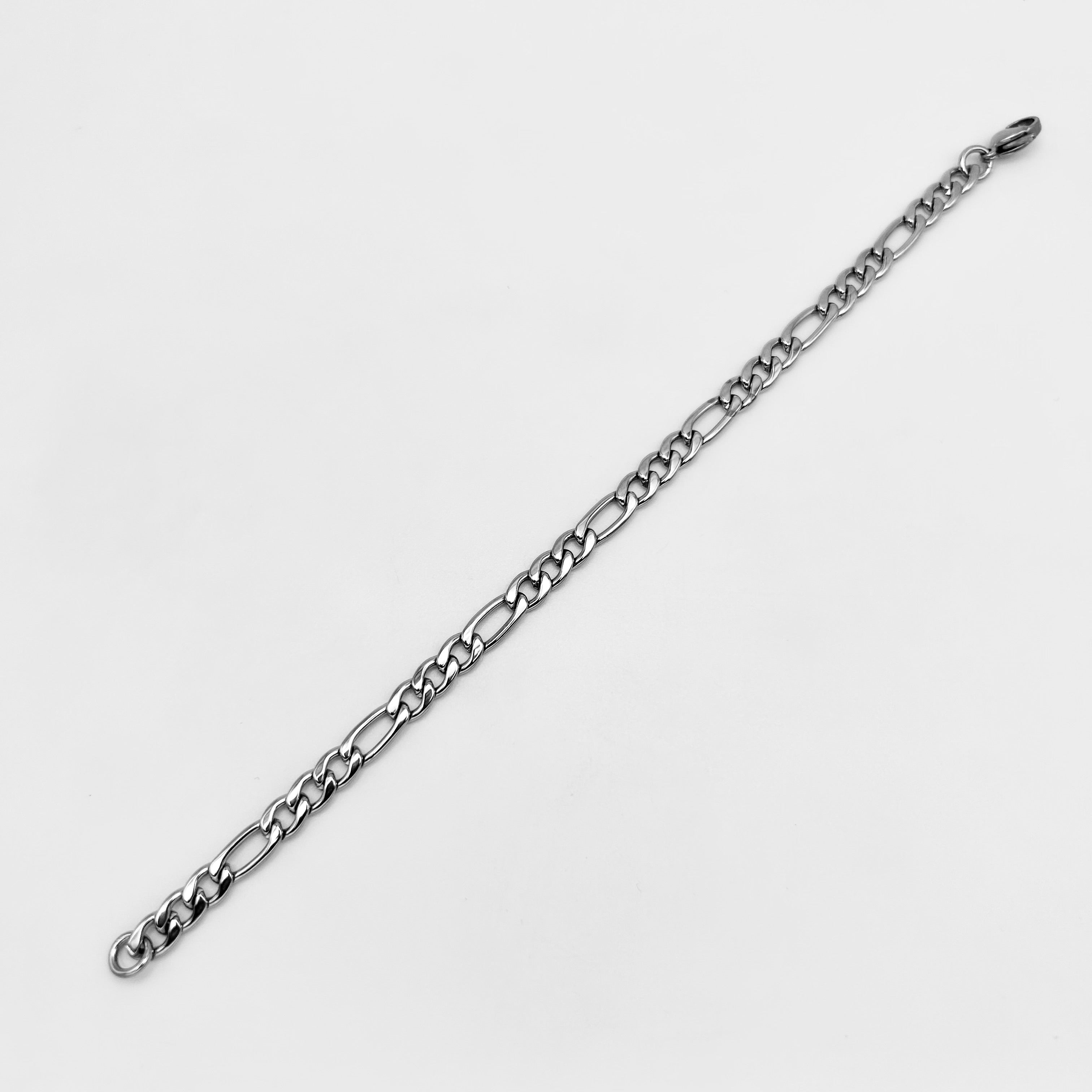 Bracelet - Stainless Steel - BLS-203 Figaro Chain