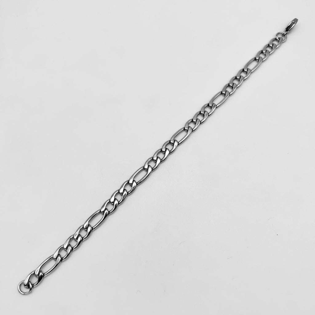 Bracelet - Stainless Steel - BLS-203 Figaro Chain