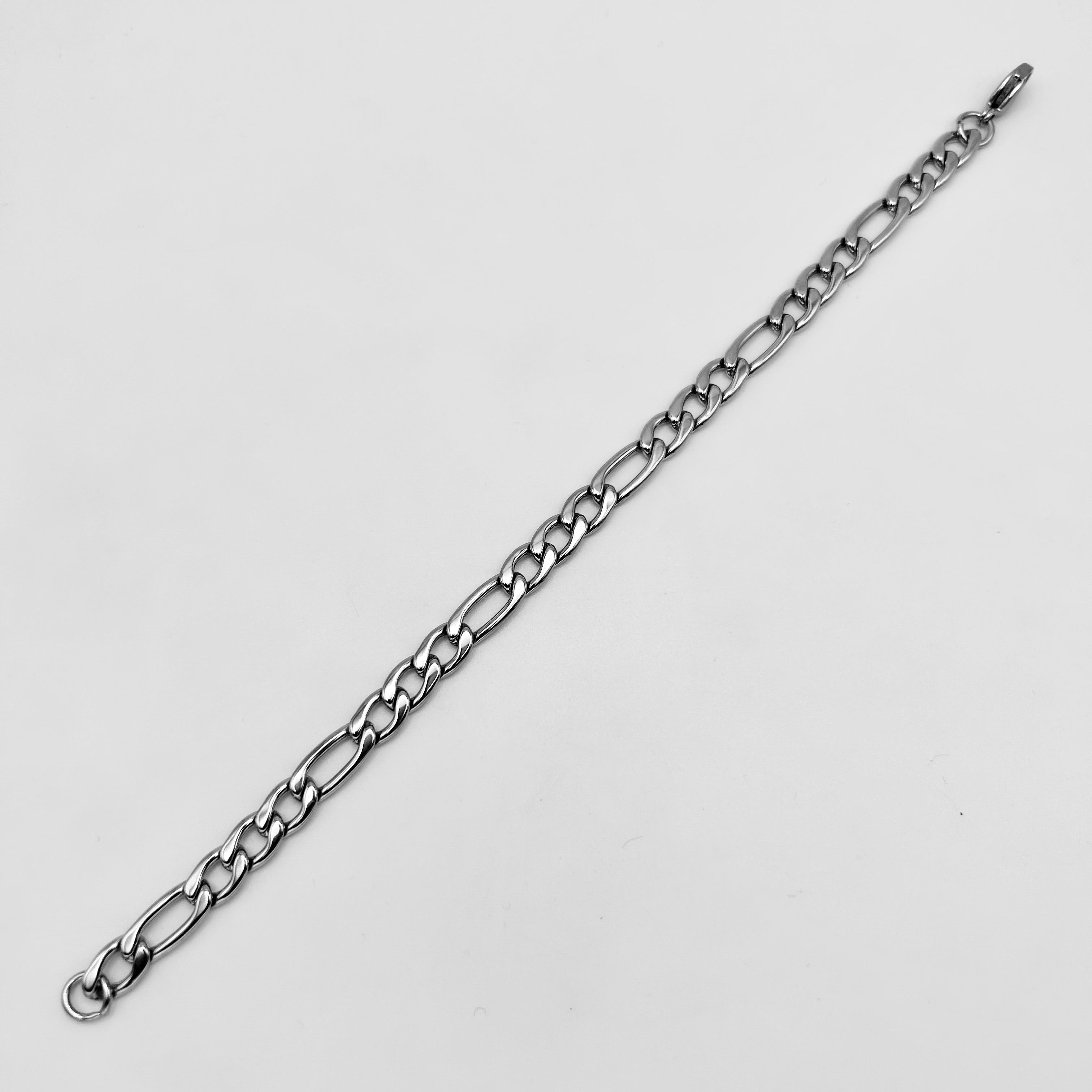 Bracelet - Stainless Steel - BLS-203 Figaro Chain