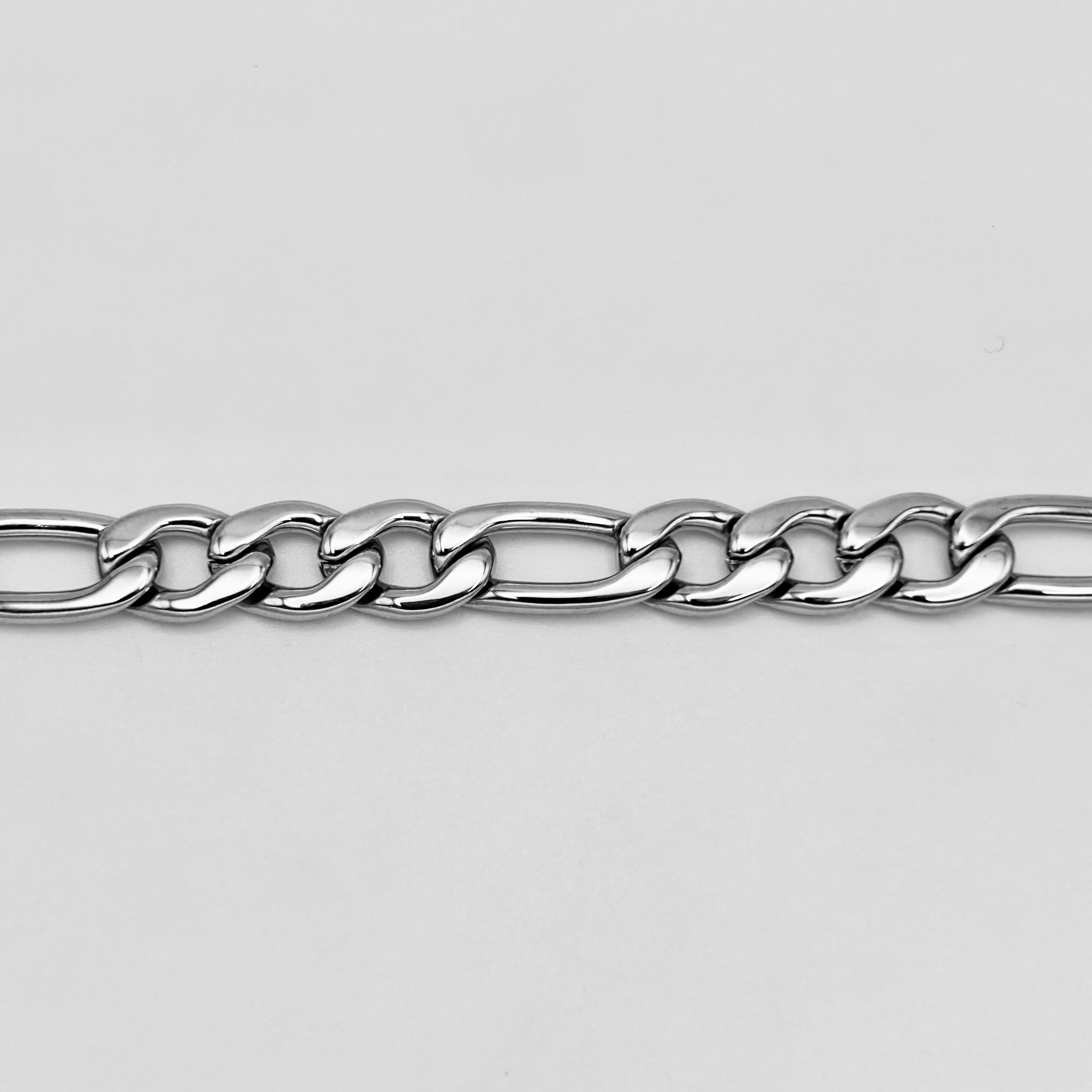 Bracelet - Stainless Steel - BLS-203 Figaro Chain