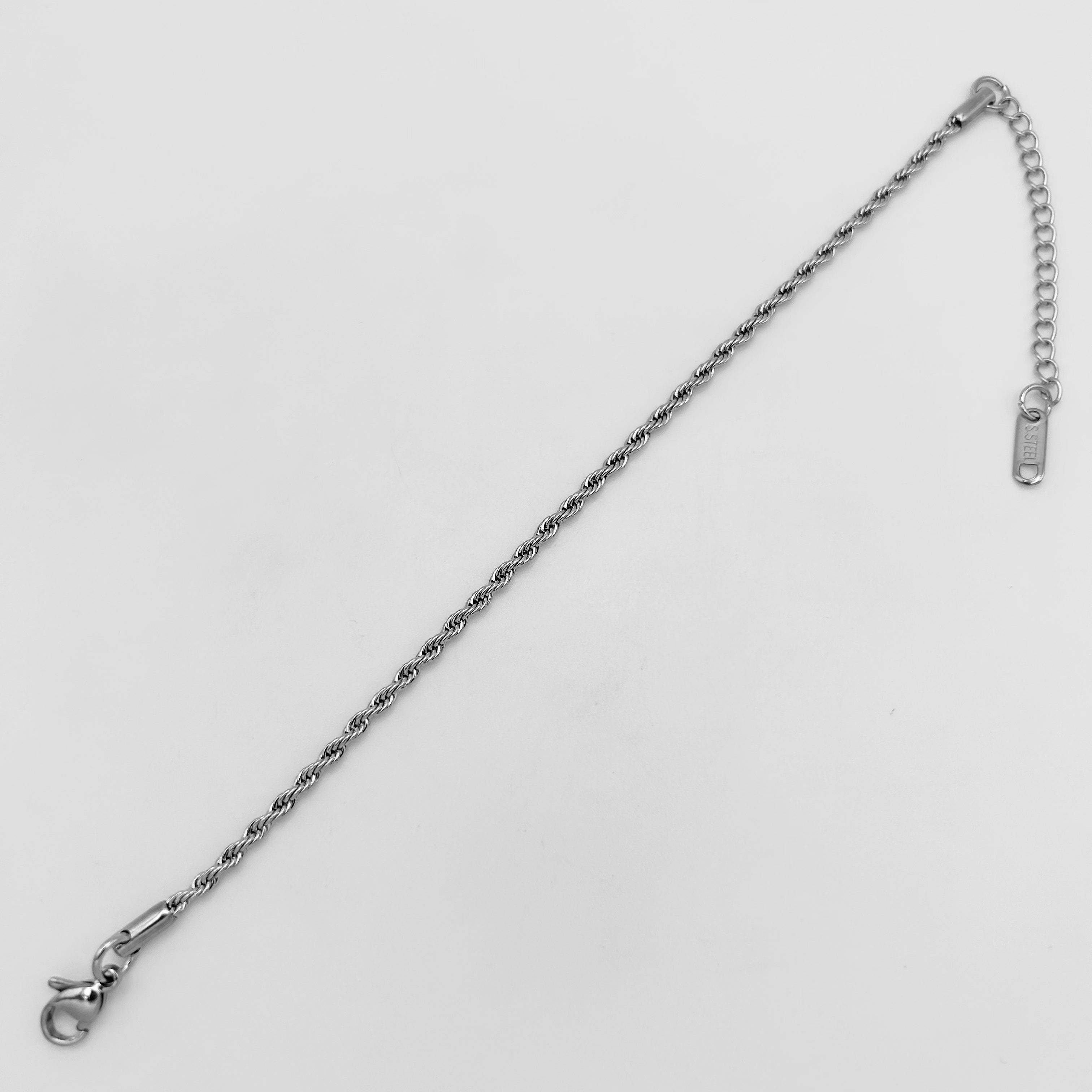 Bracelet - Stainless Steel - BLS-204 Rope Chain