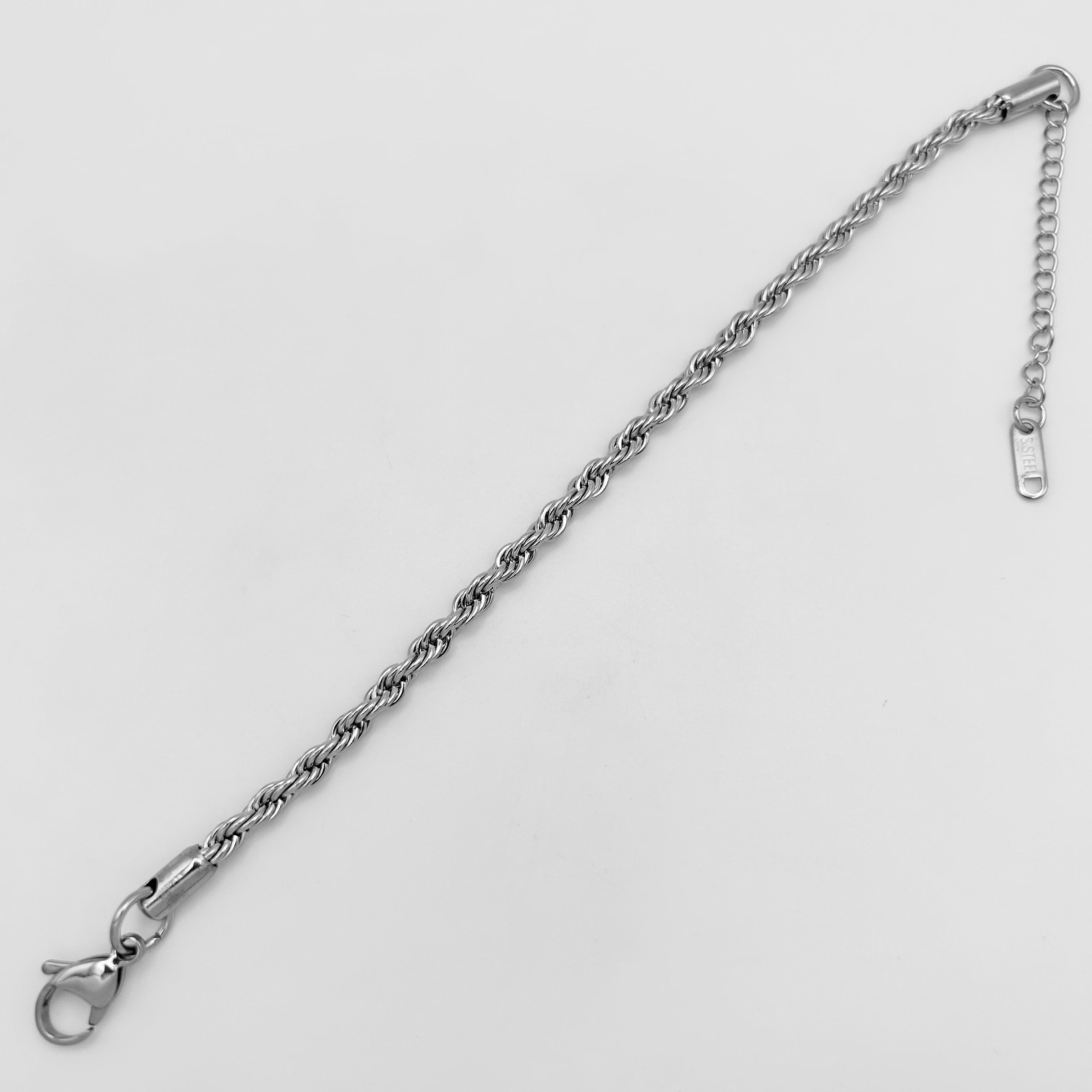 Bracelet - Stainless Steel - BLS-204 Rope Chain