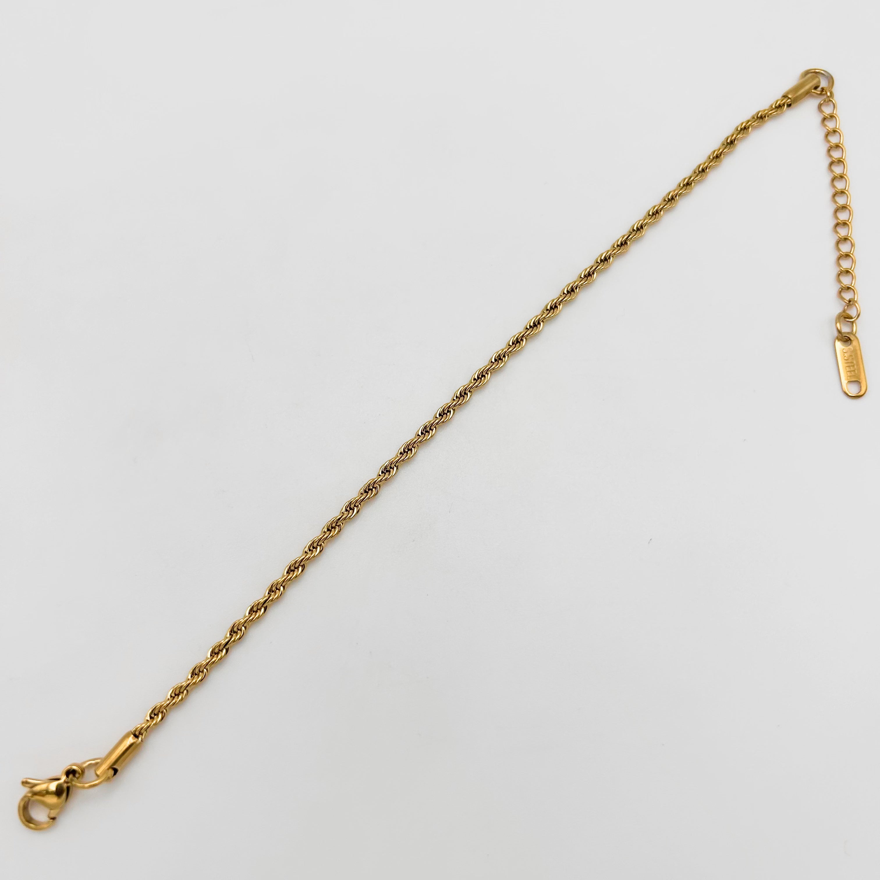 Bracelet - Stainless Steel - BLS-204 Rope Chain