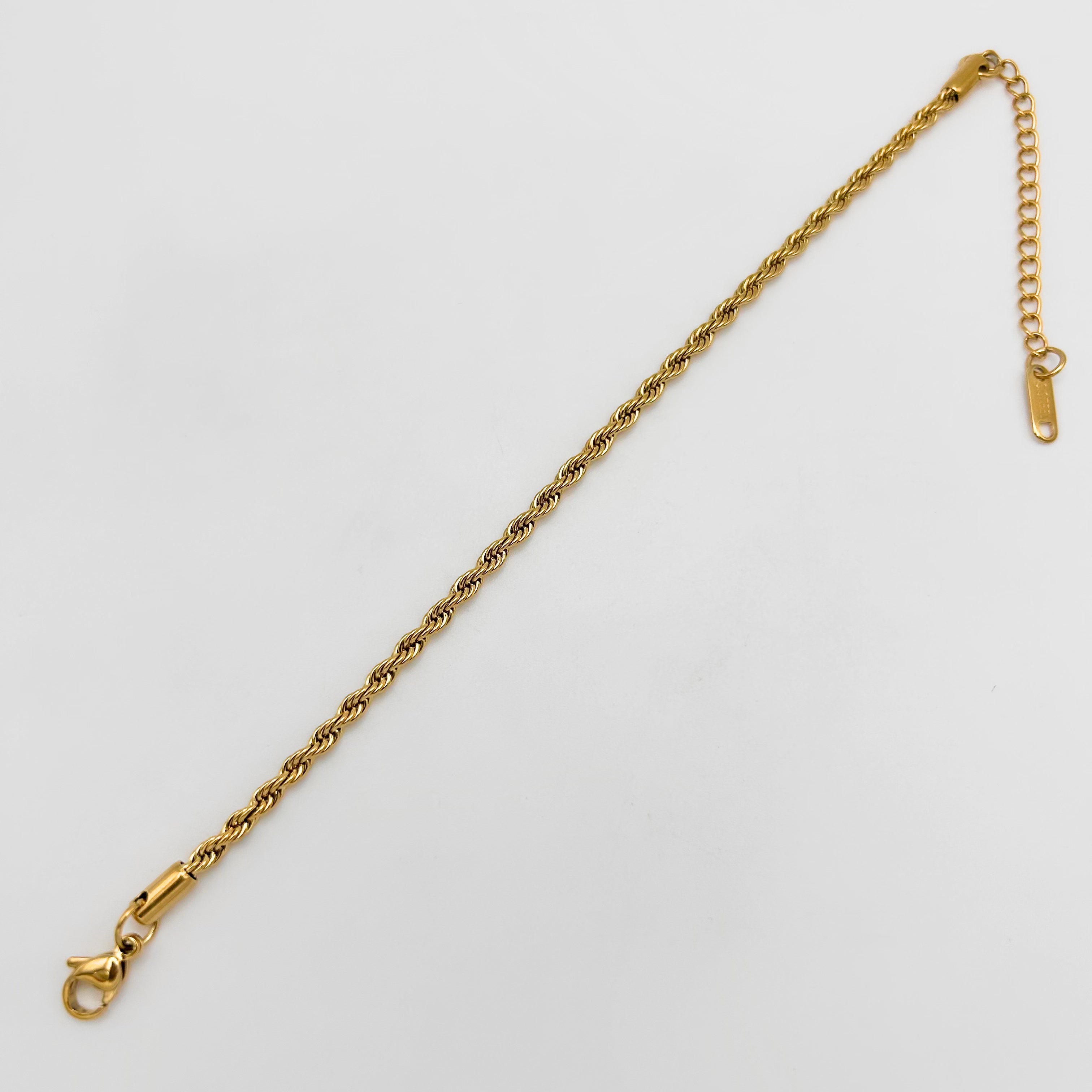 Bracelet - Stainless Steel - BLS-204 Rope Chain