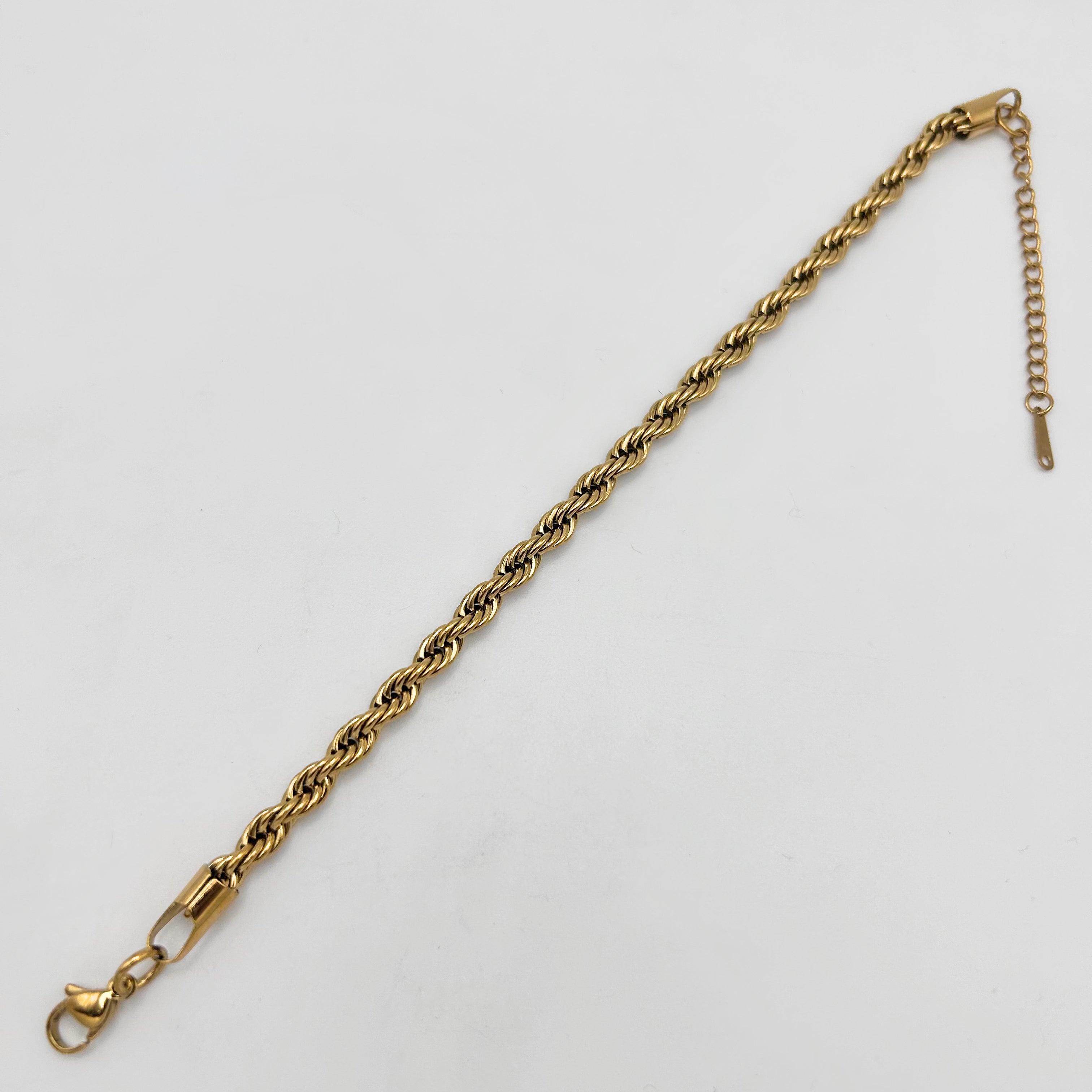 Bracelet - Stainless Steel - BLS-204 Rope Chain