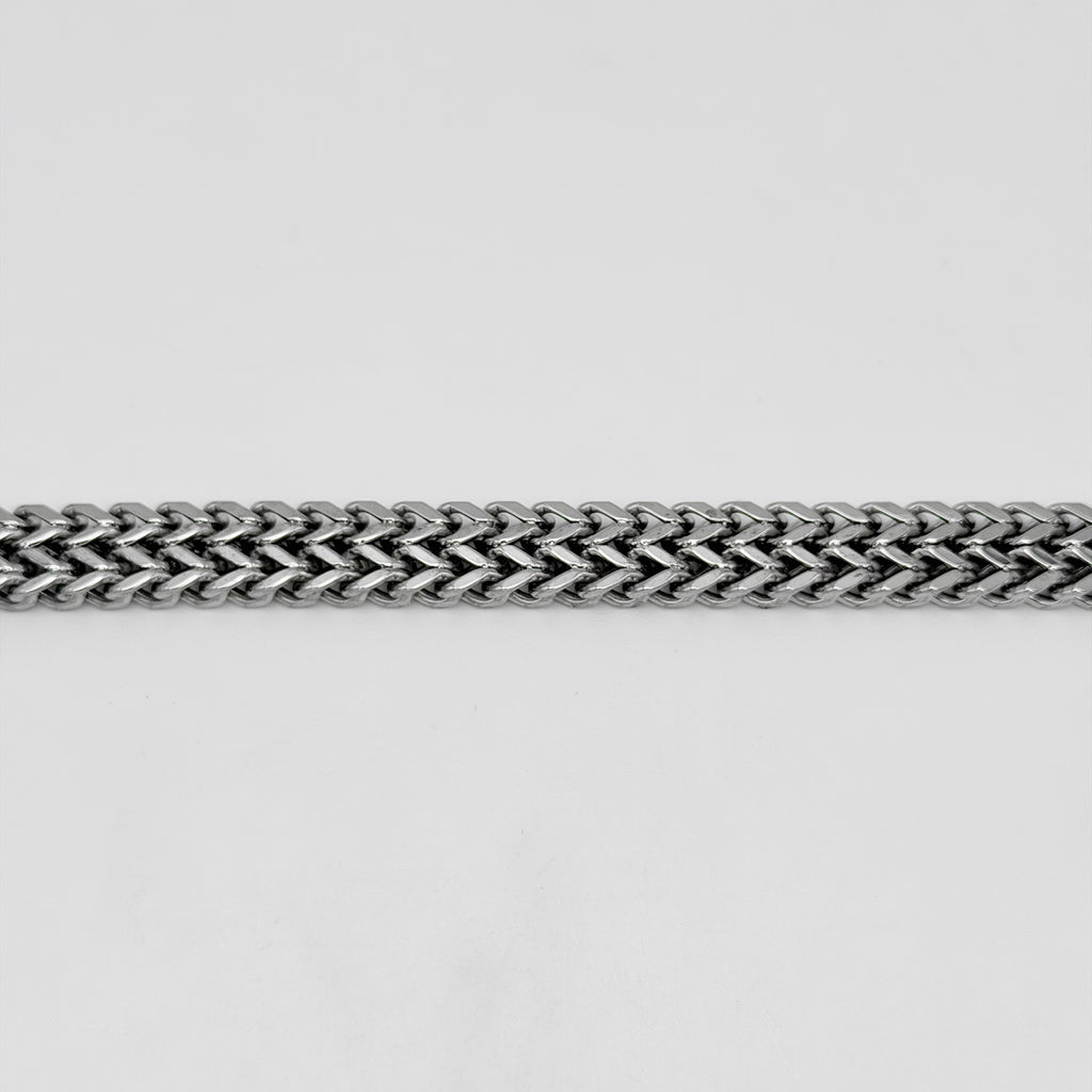Bracelet - Stainless Steel - BLS-207 Franco Double Chain Bracelet